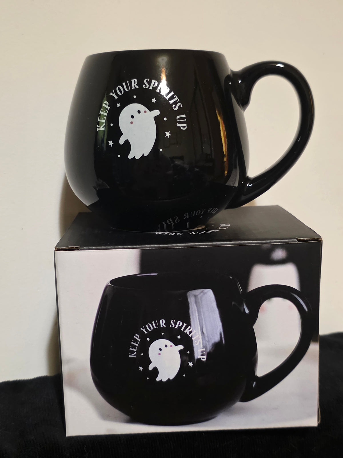 Keep Your Spirits Up – Rounded Ghost Mug