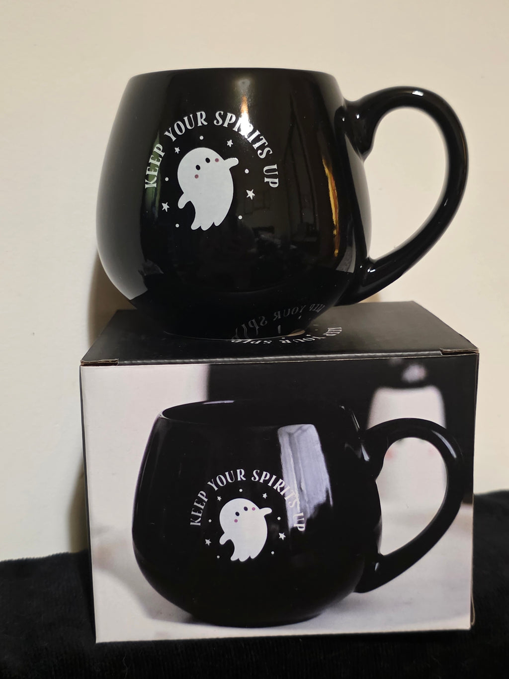 Keep Your Spirits Up – Rounded Ghost Mug