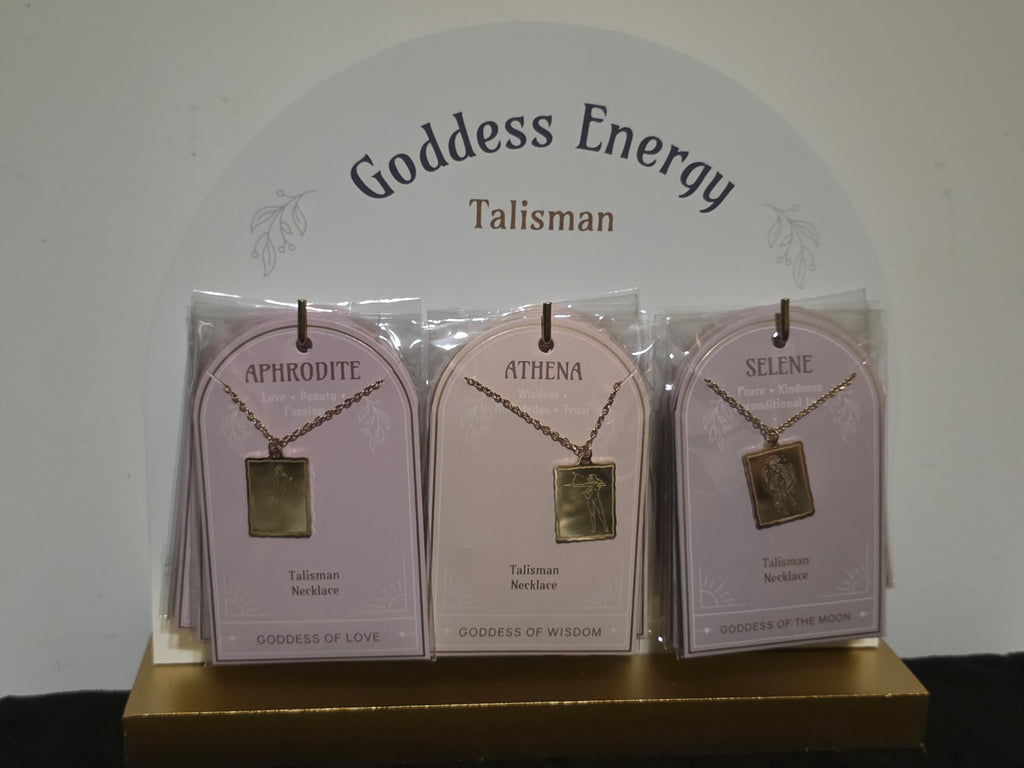 Goddess Energy Talisman Necklaces – Aphrodite, Athena & Selene