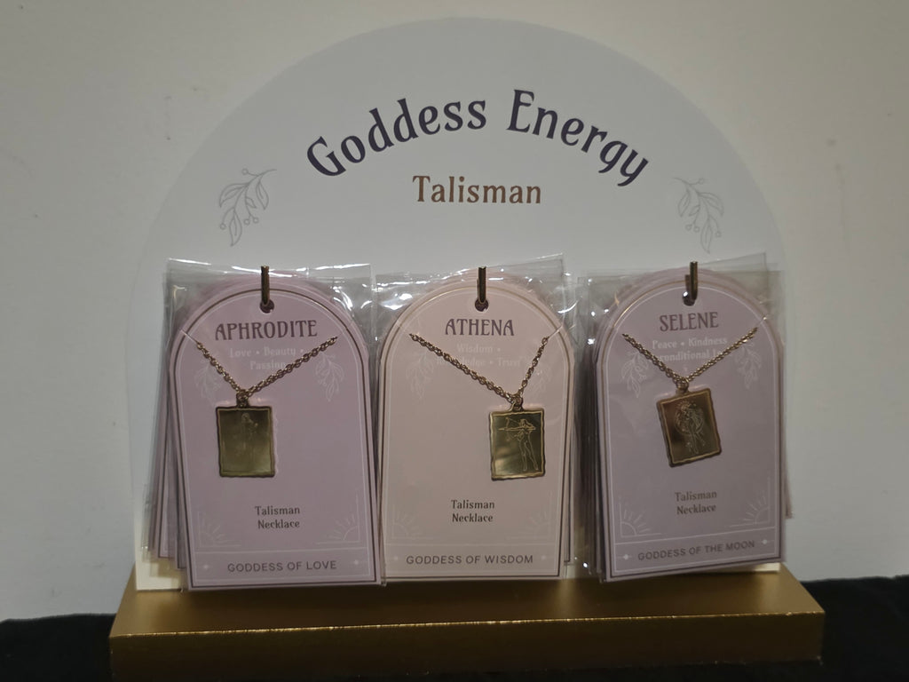 Goddess Energy Talisman Necklaces – Aphrodite, Athena & Selene