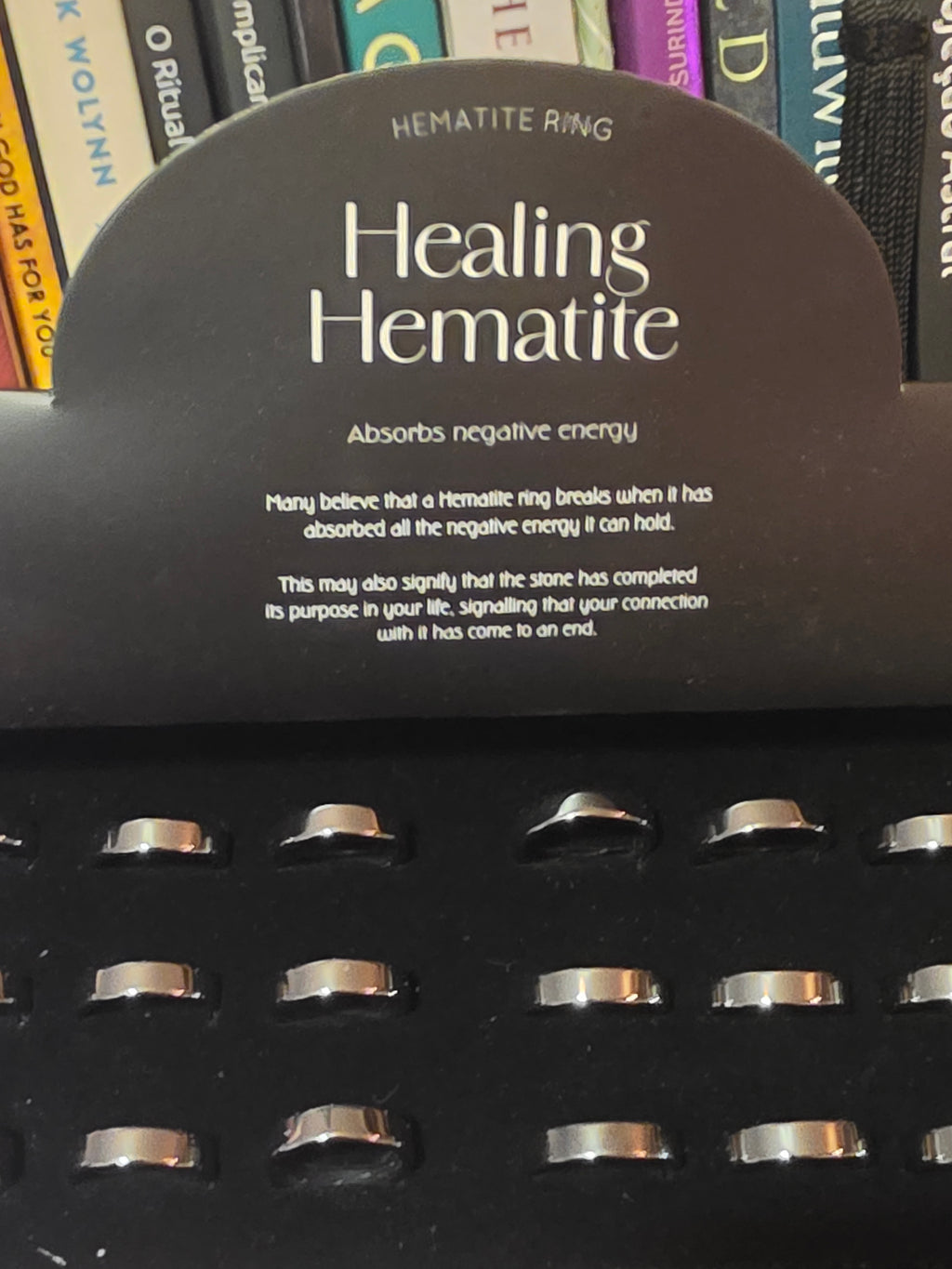 Healing Hematite Ring – Grounding &amp; Protection | S, M, L & XL
