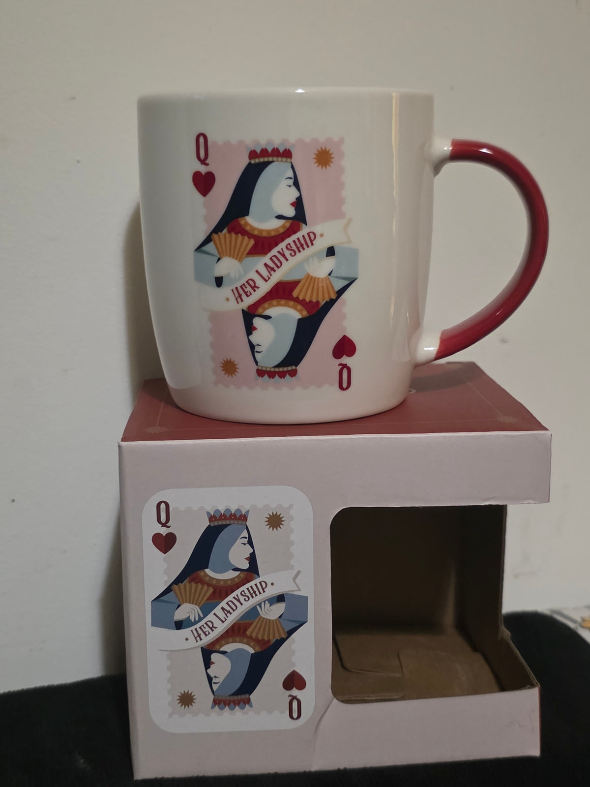 His Lordship & Her Ladyship – King & Queen of Hearts Ceramic Mugs