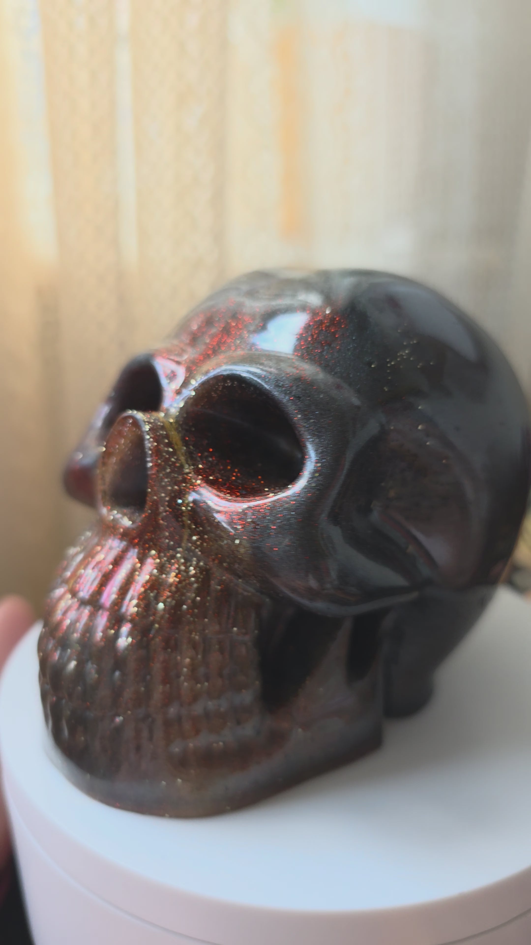 The Other Side Skull | Handmade Resin Skull | Choose Your Finish
