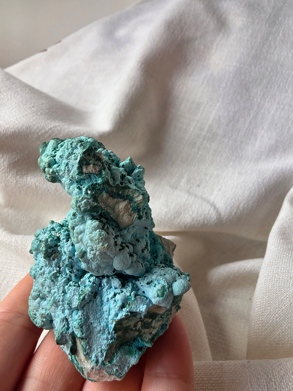 Chrysocolla with Malachite