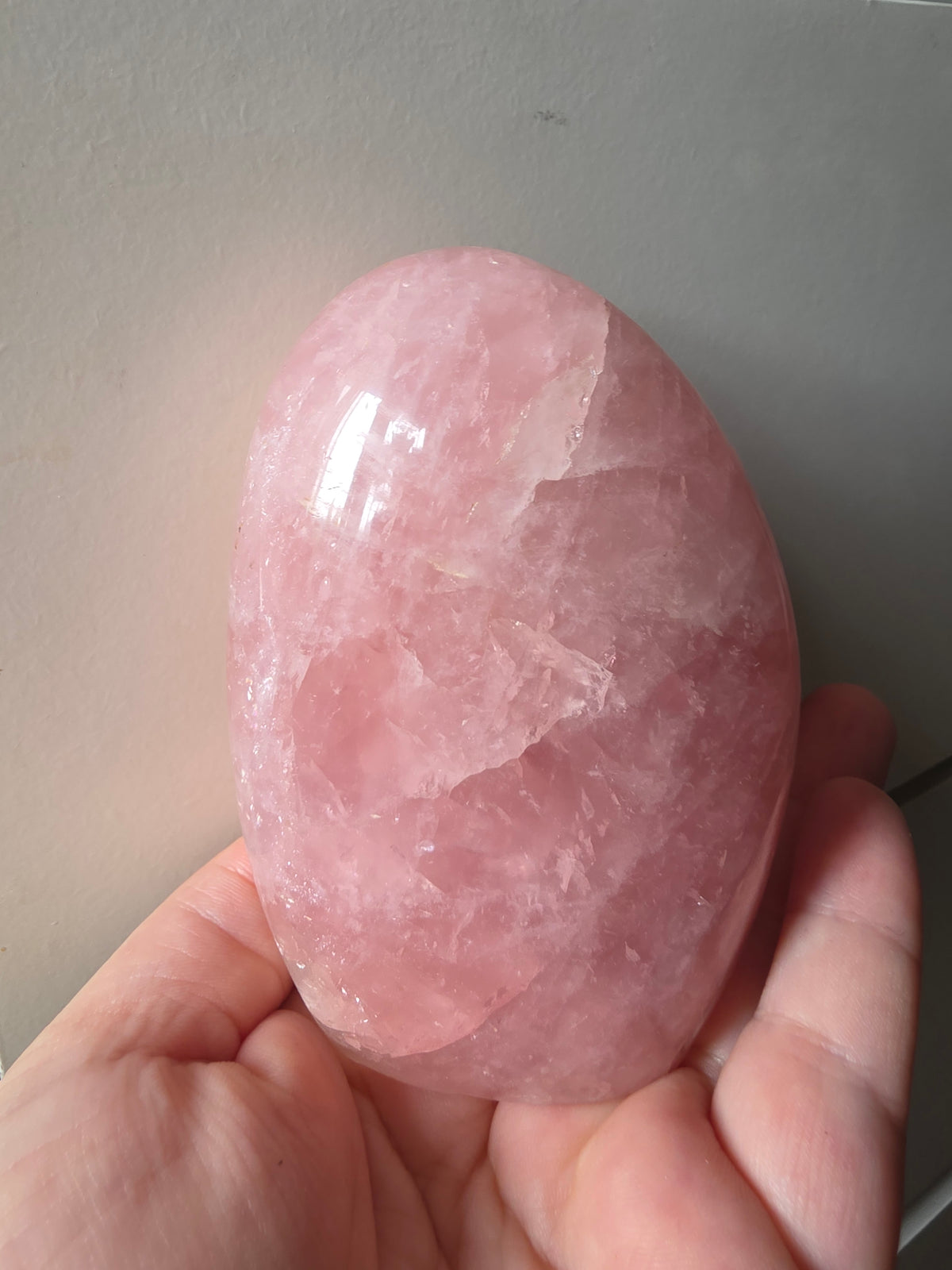 Large Rose Quartz Freeform 594g | Love & Heart Crystal Statement Piece