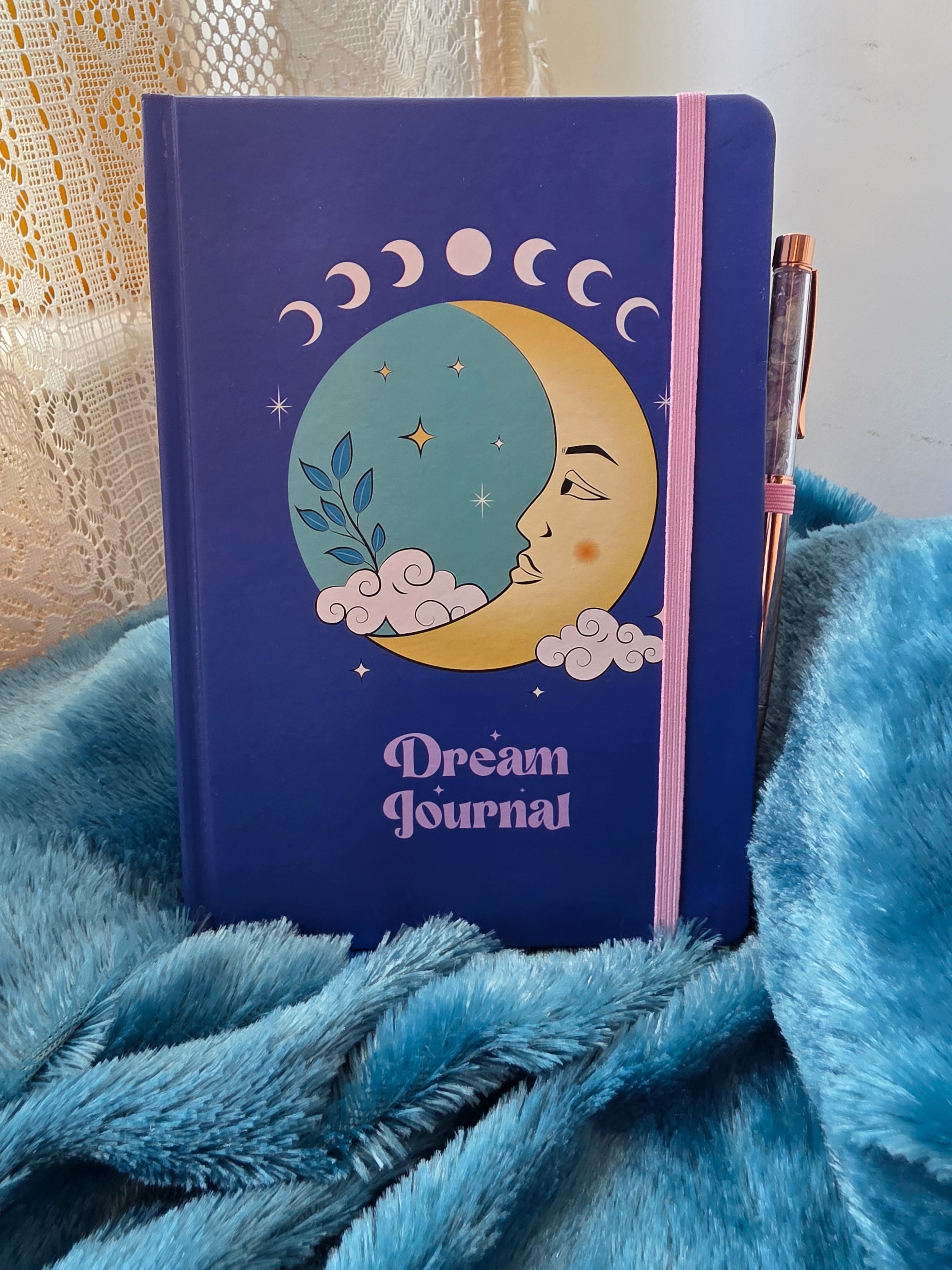 Dream Journal with Amethyst Crystal Pen