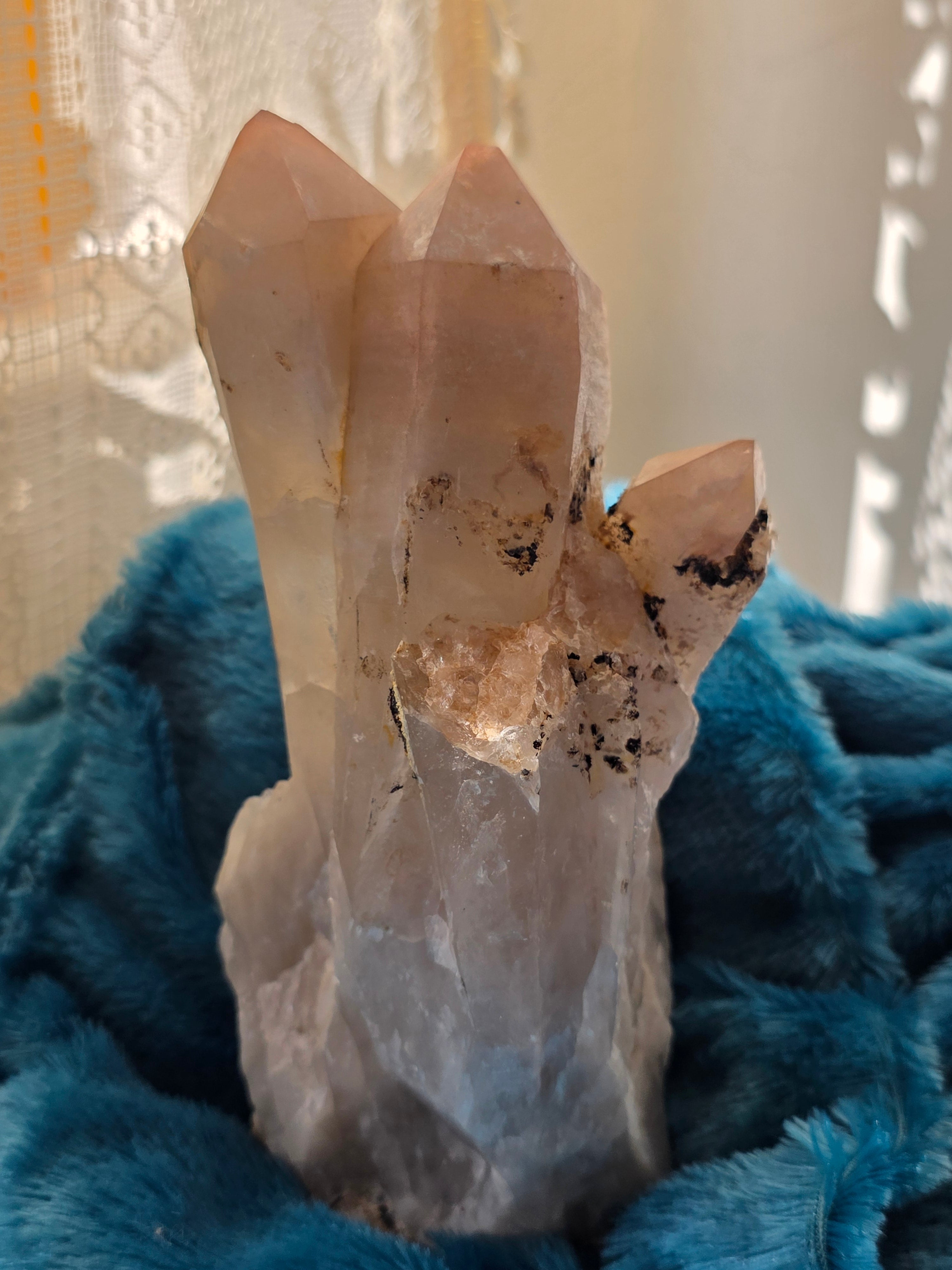 Hematoid Quartz Cluster