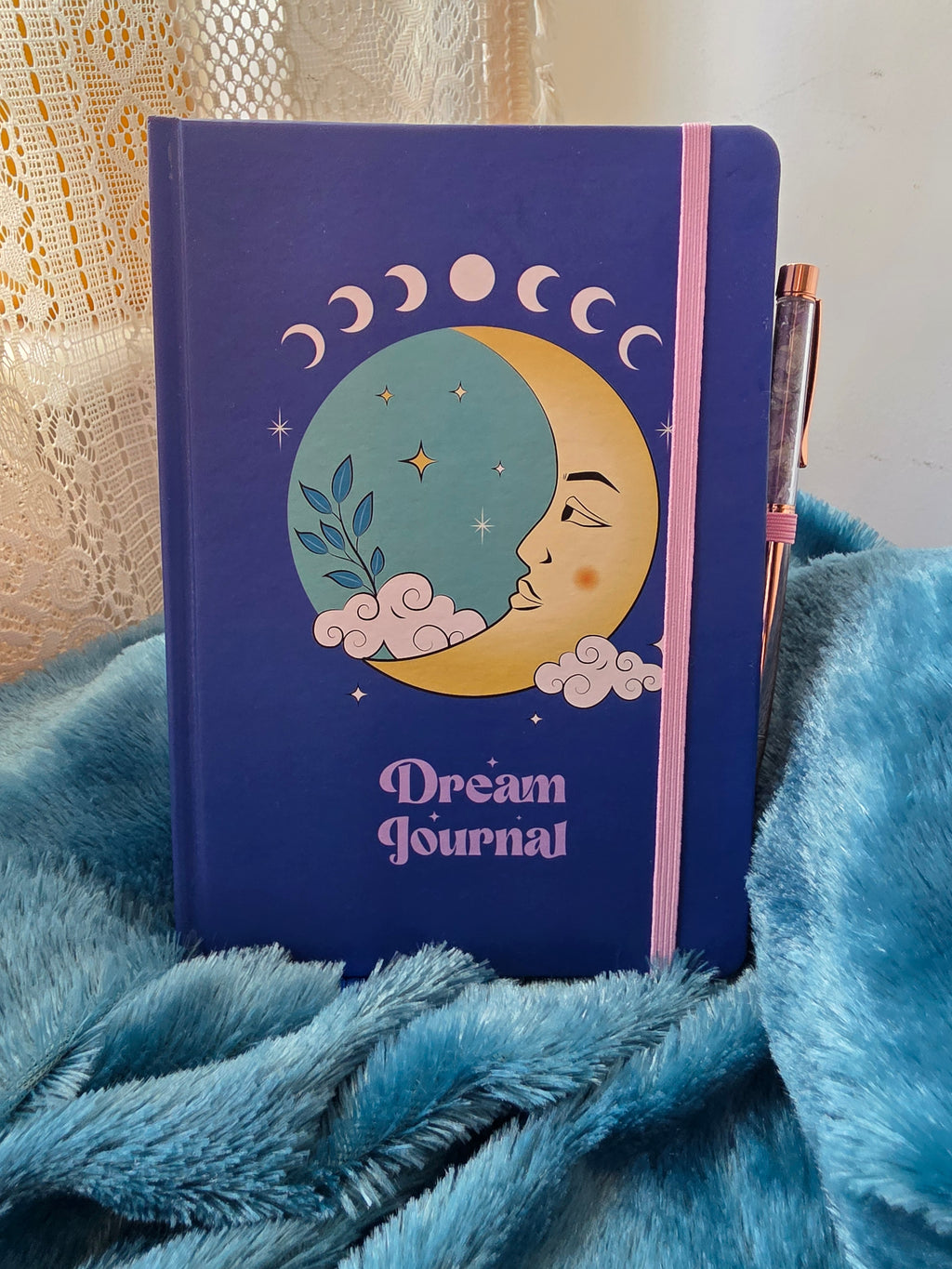 Dream Journal with Amethyst Crystal Pen