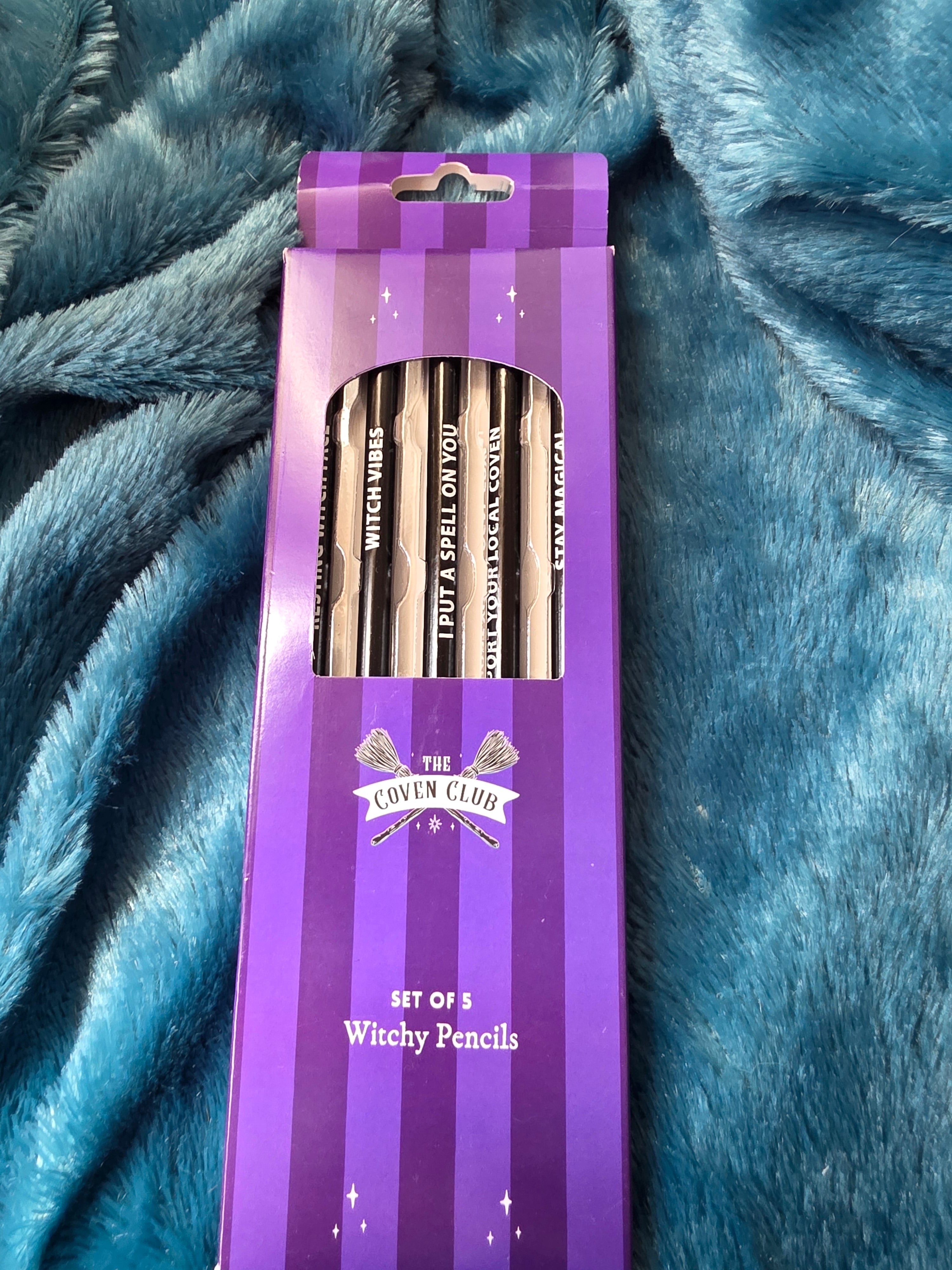 Witchy Pencil Set – Set of 5