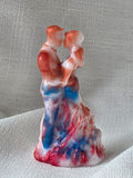 The Lovers Piece - Mini Couple Sculpture – Handmade Resin