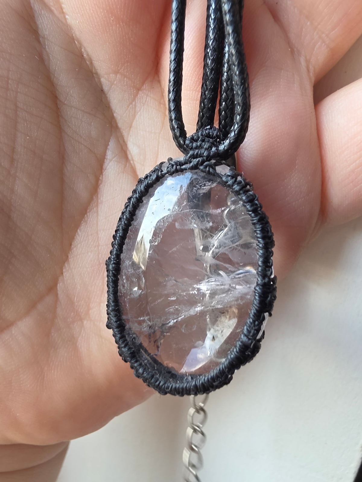 Natural Crystal Macramé Necklace | Choose What You Need