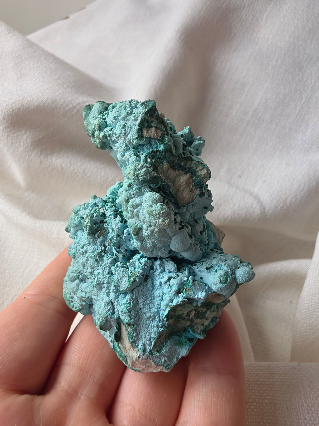 Chrysocolla with Malachite