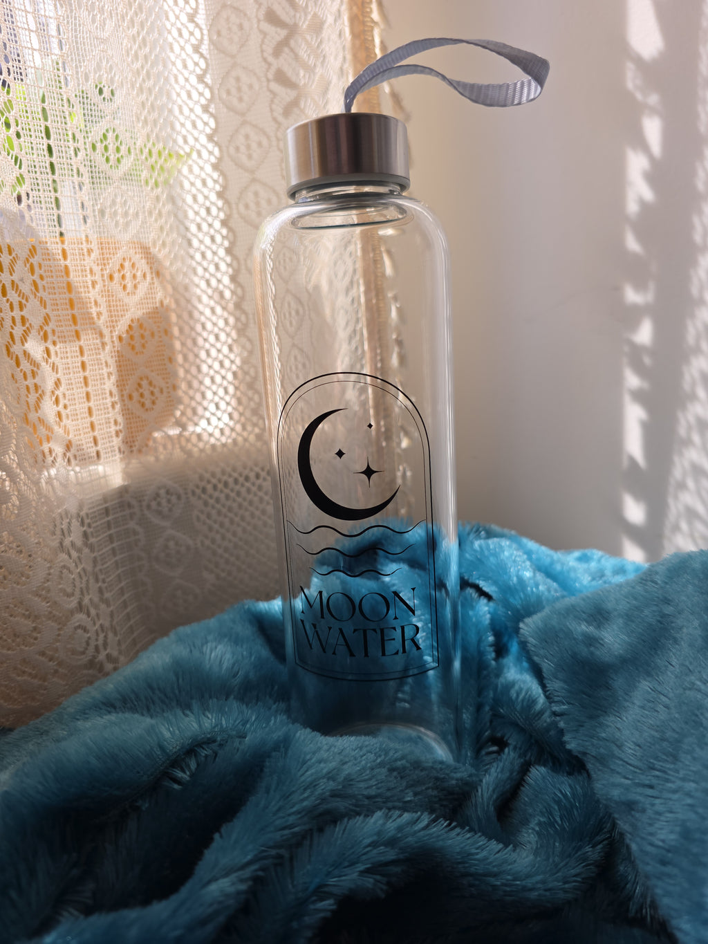 Moon Water Glass Bottle