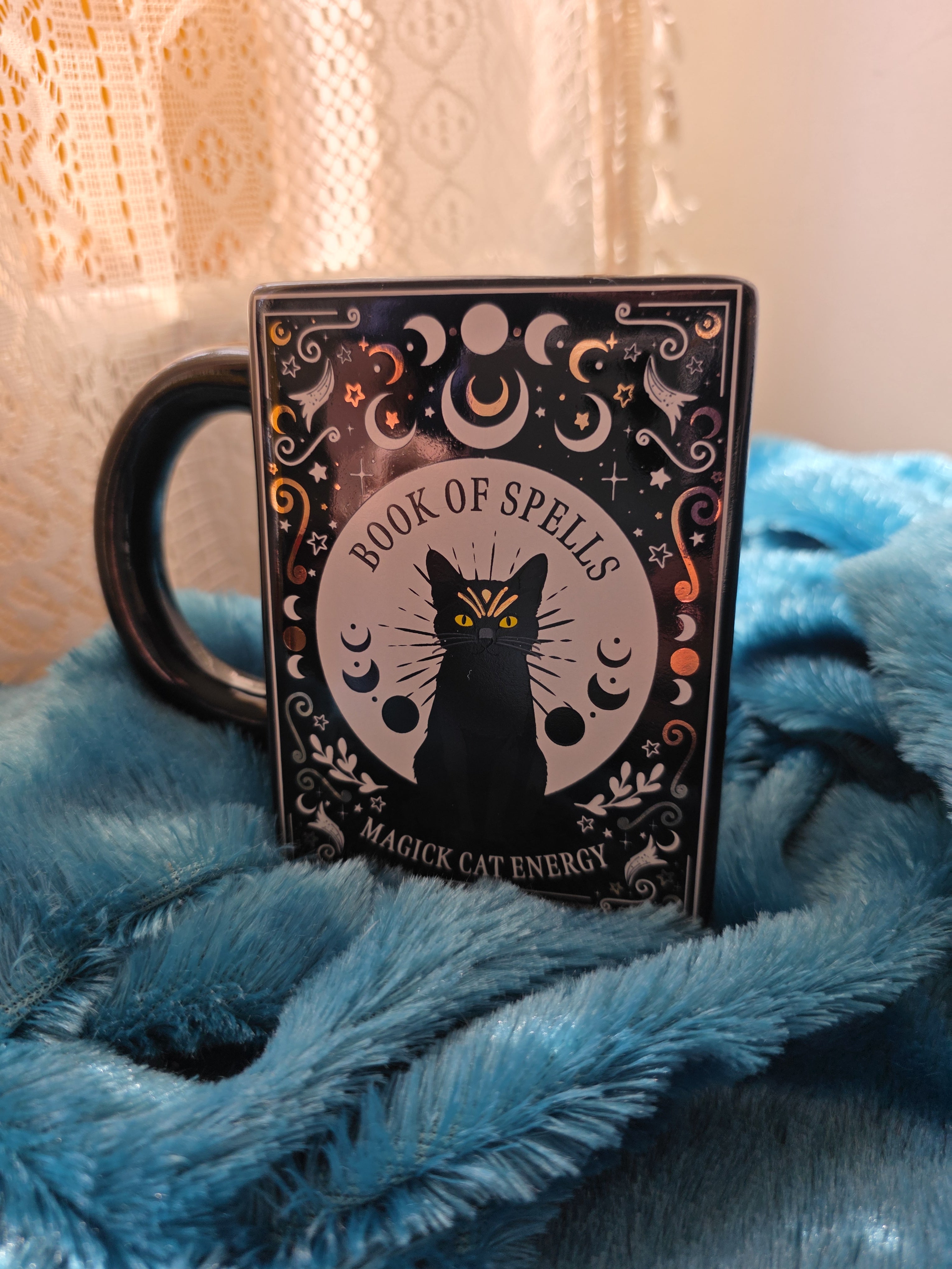 📖 Book of Spells – Magick Cat Energy Mug