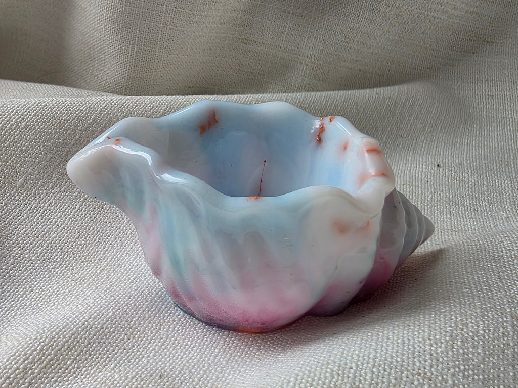 Ocean Shell Trinket Dish — Handmade Resin
