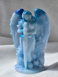 Angel of Becoming | Handmade Resin Guardian Sculpture (Imperfect Piece)
