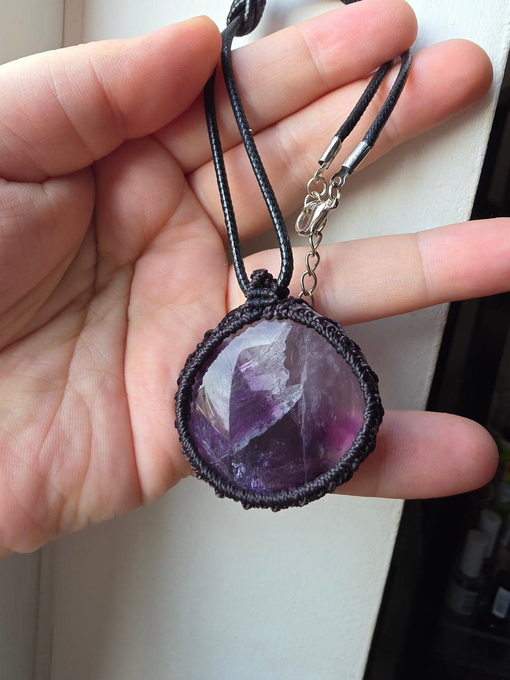 Natural Crystal Macramé Necklace | Choose What You Need