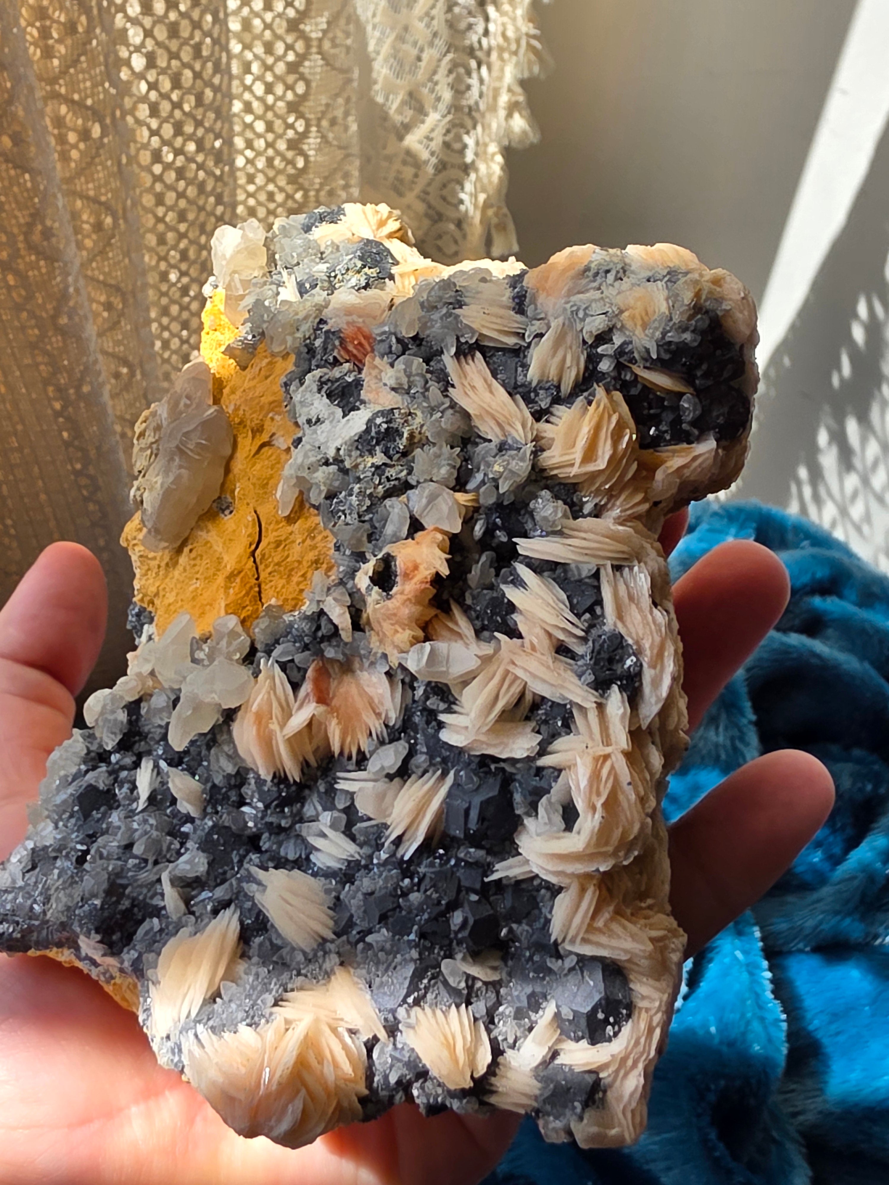 Barite Night Garden Cluster