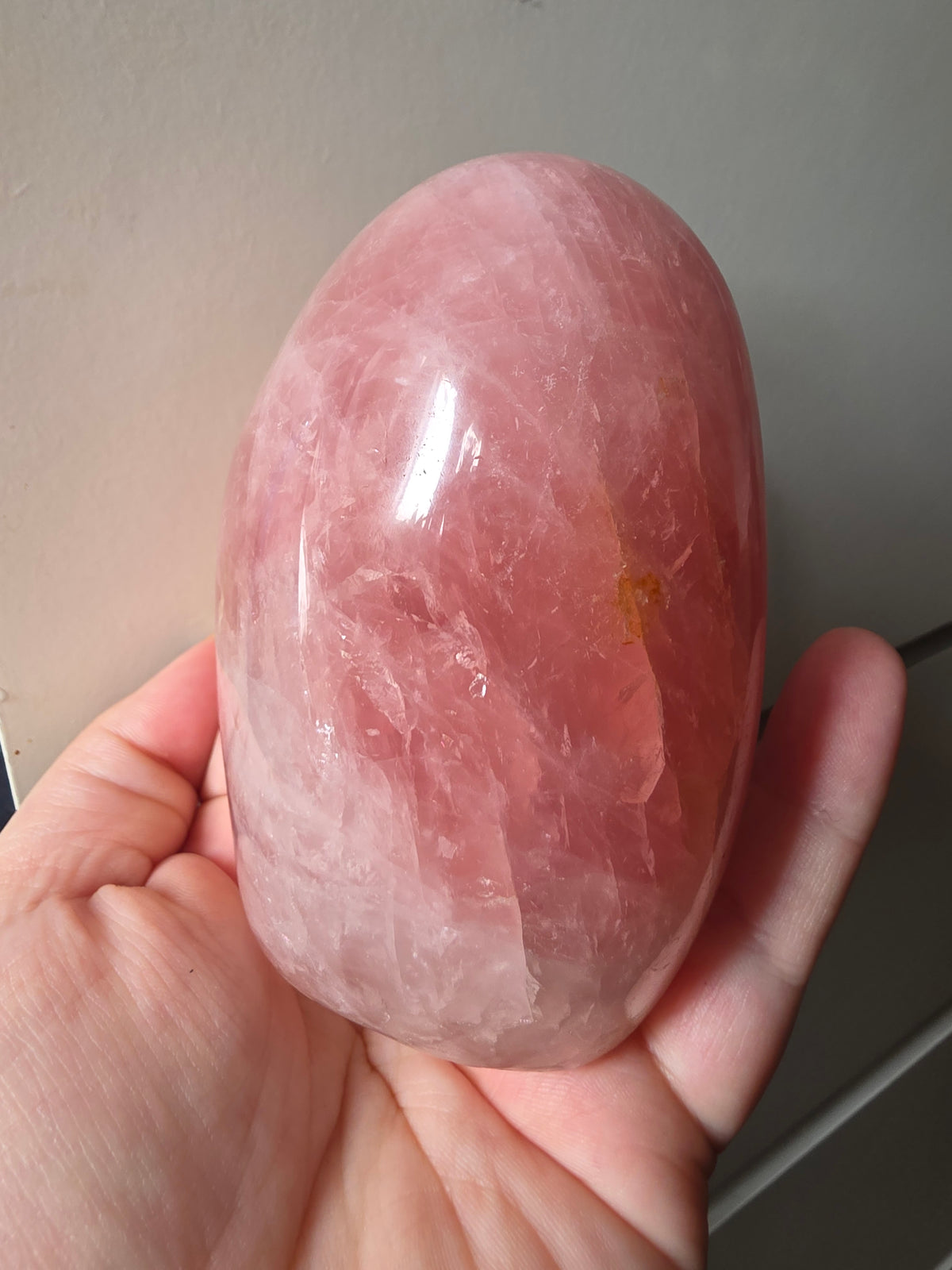 Large Rose Quartz Freeform 594g | Love & Heart Crystal Statement Piece