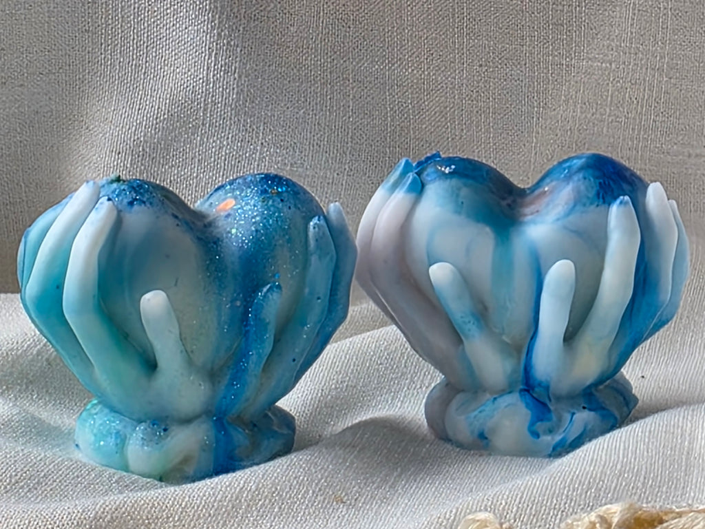 Protected Heart — Handcrafted Resin Piece