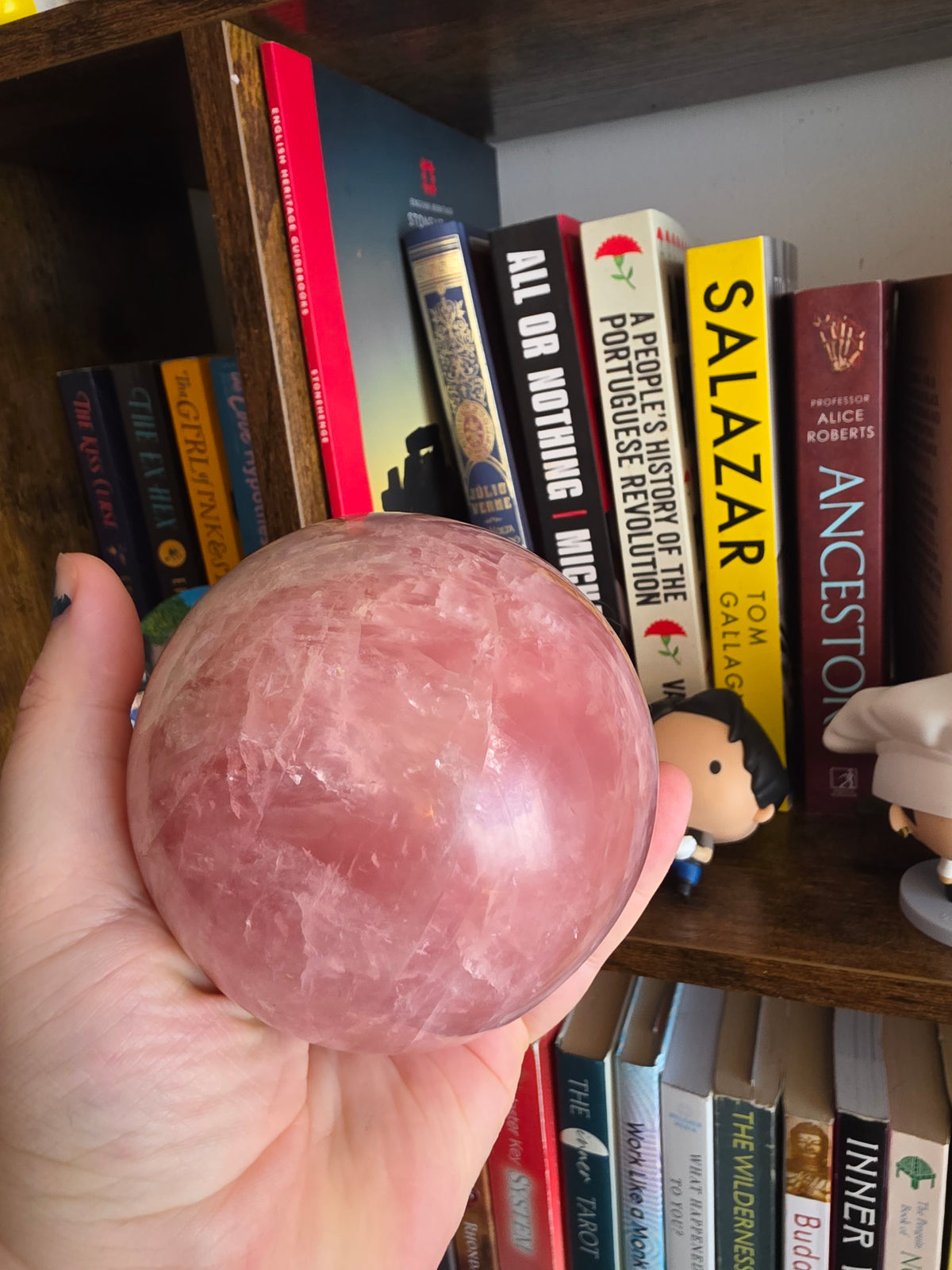 XXL Rose Quartz Sphere 1.135kg | 94mm Brazilian Statement Crystal