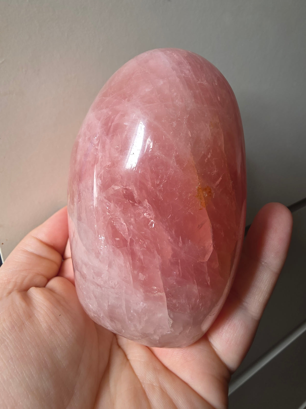 Large Rose Quartz Freeform 594g | Love & Heart Crystal Statement Piece