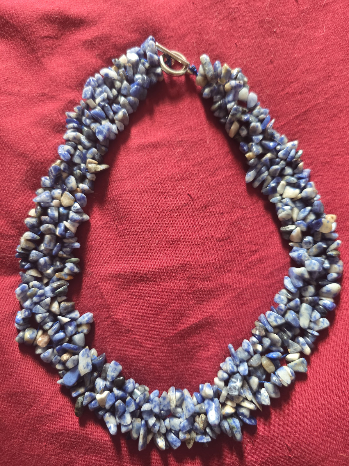 Handmade Sodalite Multi-Strand Necklace | Natural Crystal Statement Jewellery