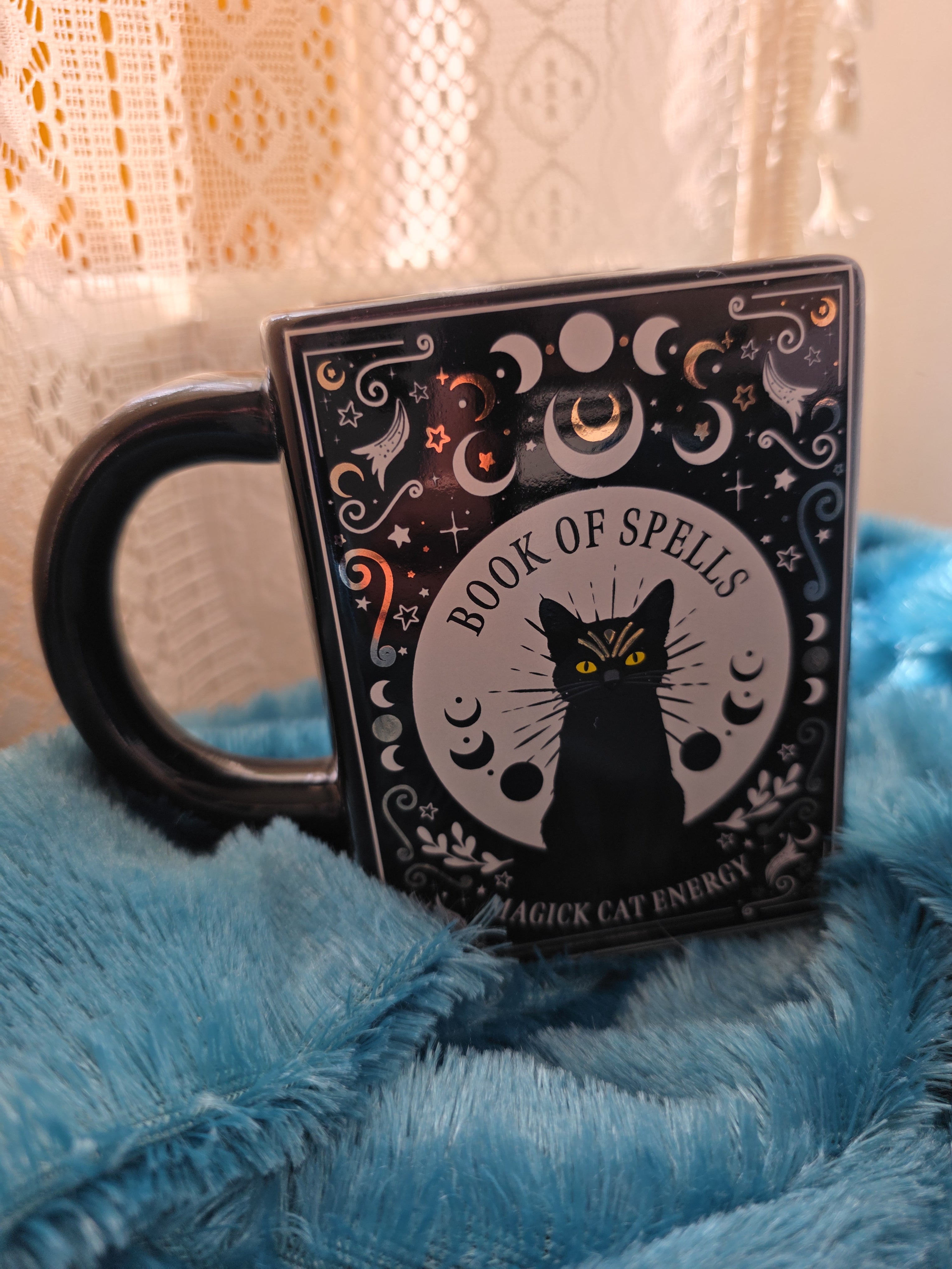 📖 Book of Spells – Magick Cat Energy Mug