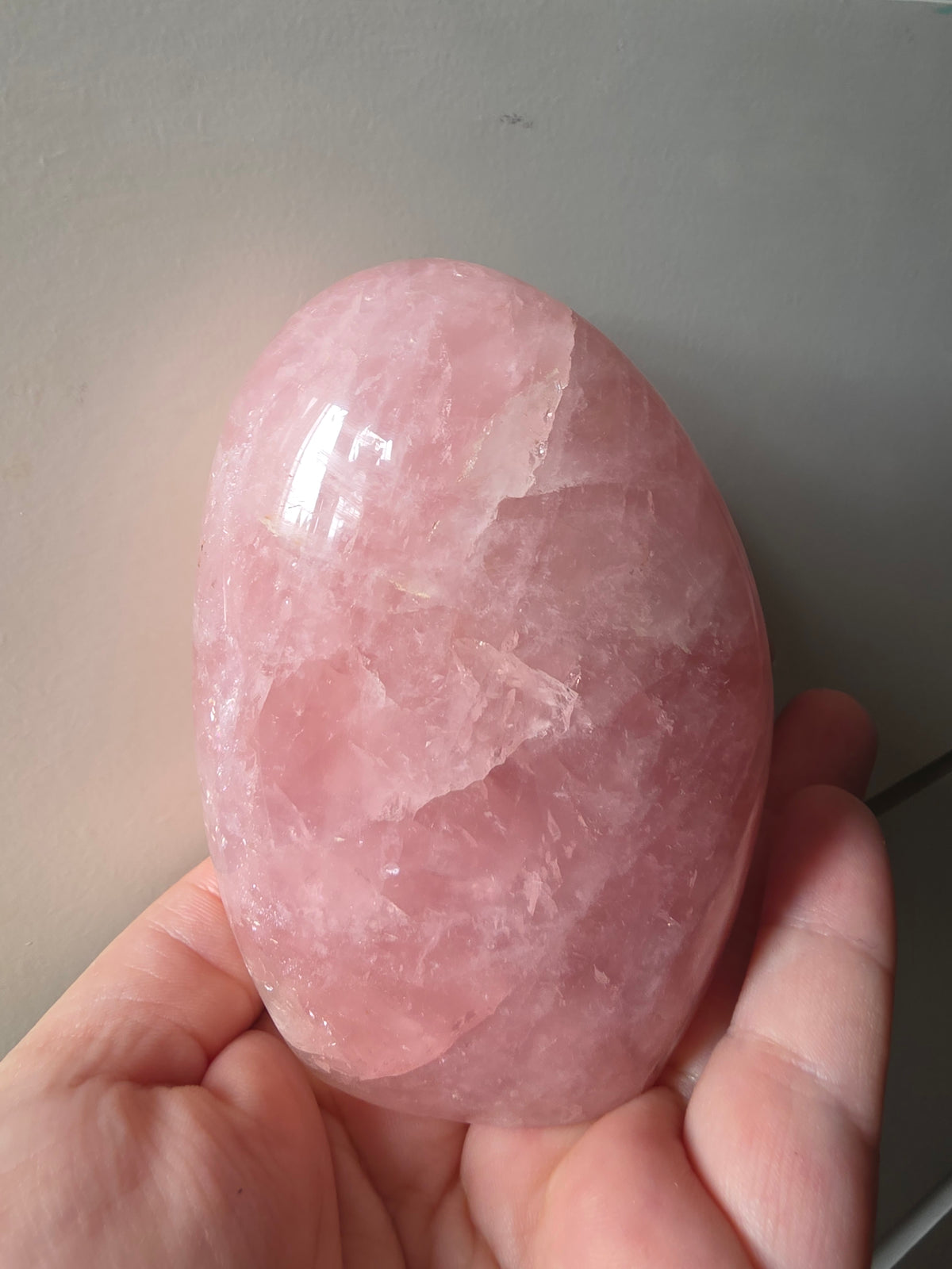 Large Rose Quartz Freeform 594g | Love & Heart Crystal Statement Piece