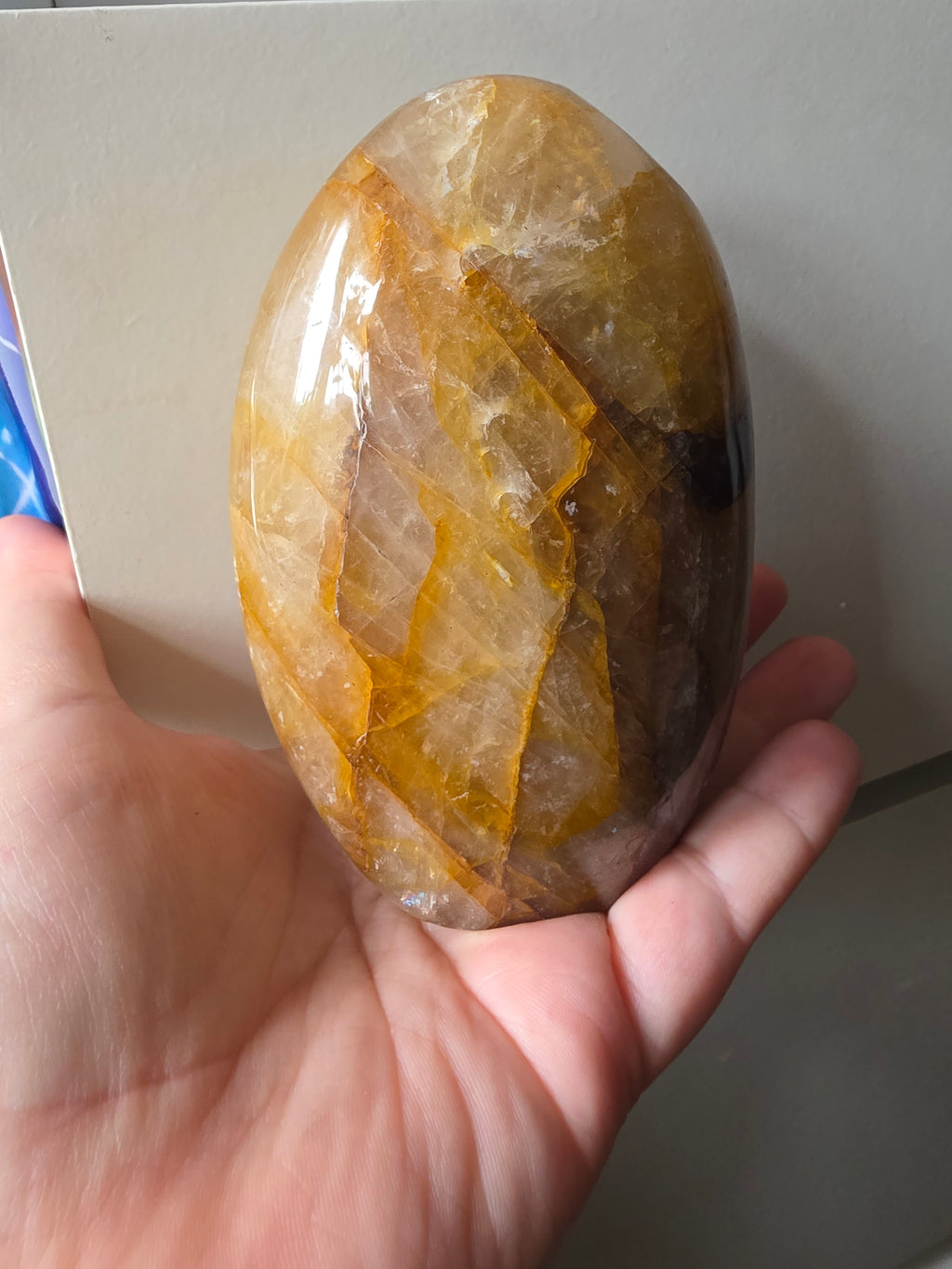Large Golden Healer Quartz Freeform 827g | Brazilian Statement Crystal