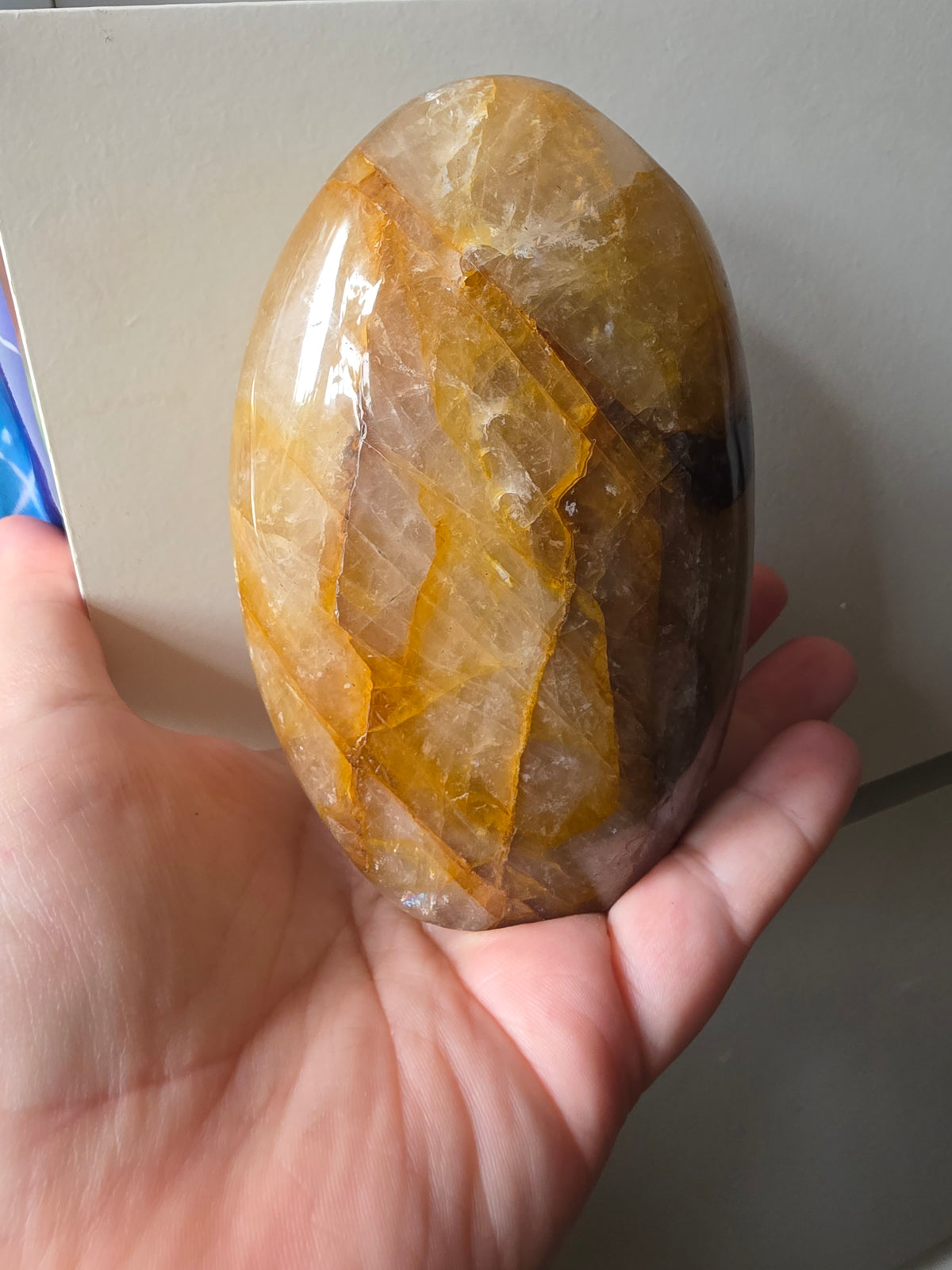 Large Golden Healer Quartz Freeform 827g | Brazilian Statement Crystal