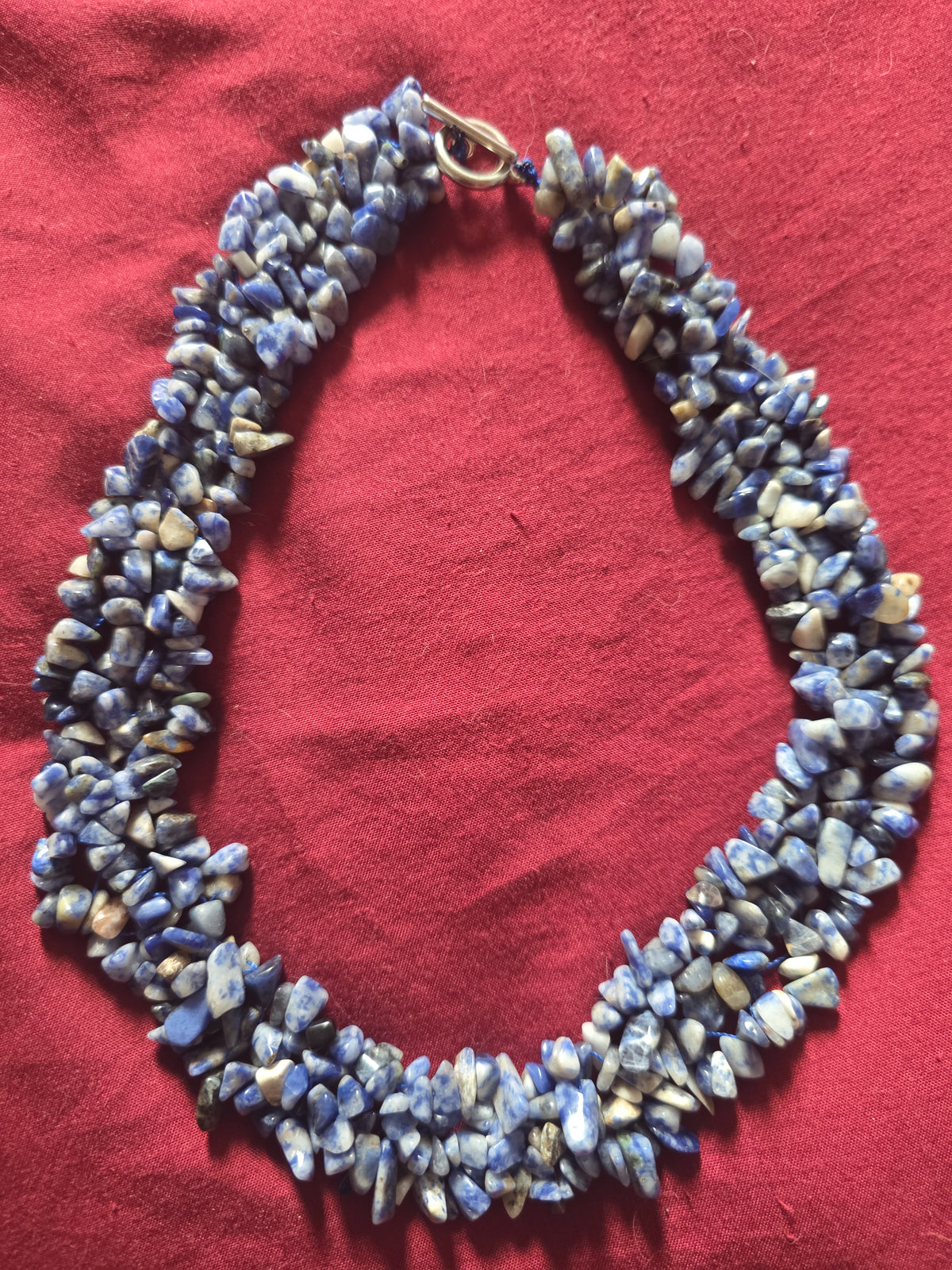 Handmade Sodalite Multi-Strand Necklace | Natural Crystal Statement Jewellery