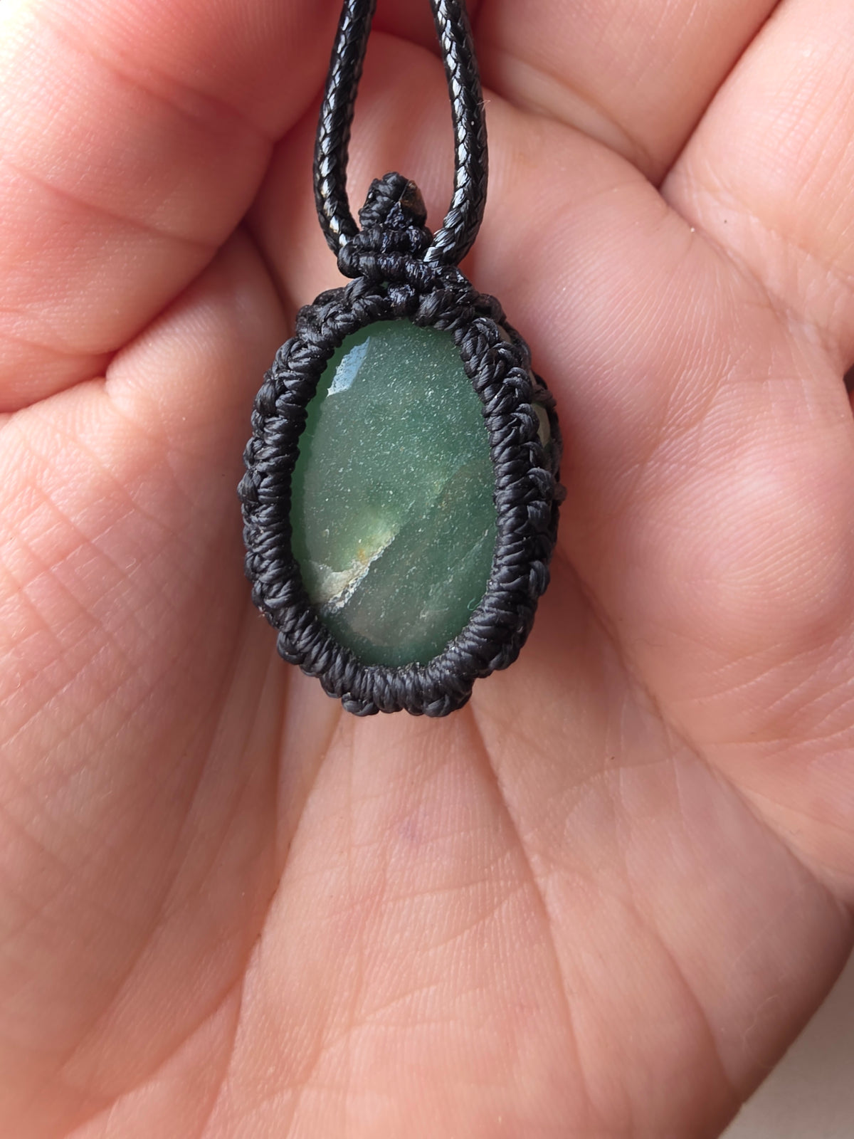 Natural Crystal Macramé Necklace | Growth & Resilience Collection – Choose Your Stone