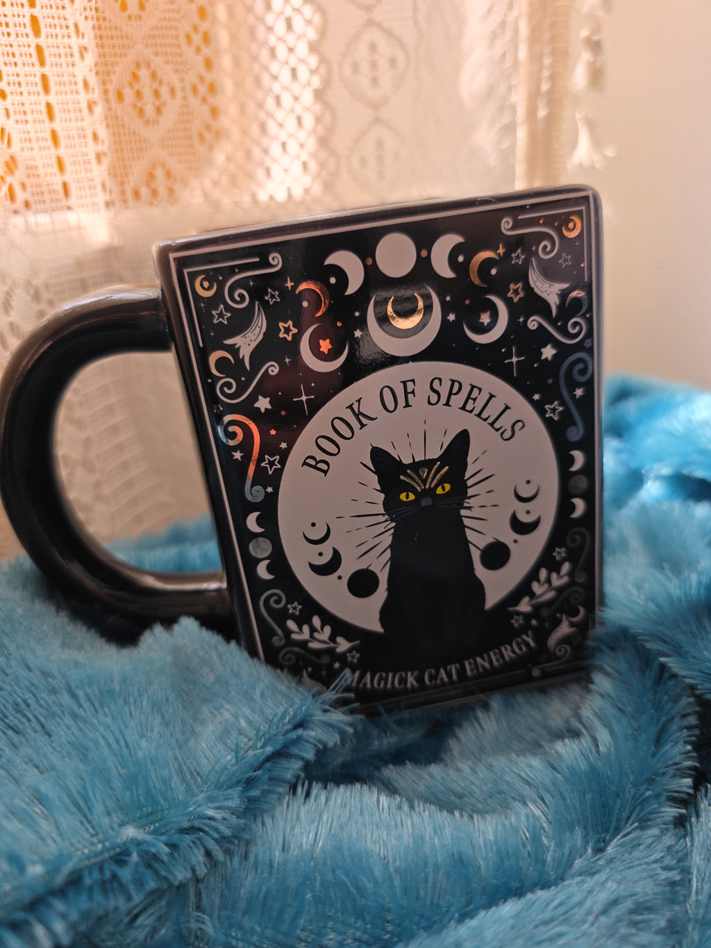 📖 Book of Spells – Magick Cat Energy Mug
