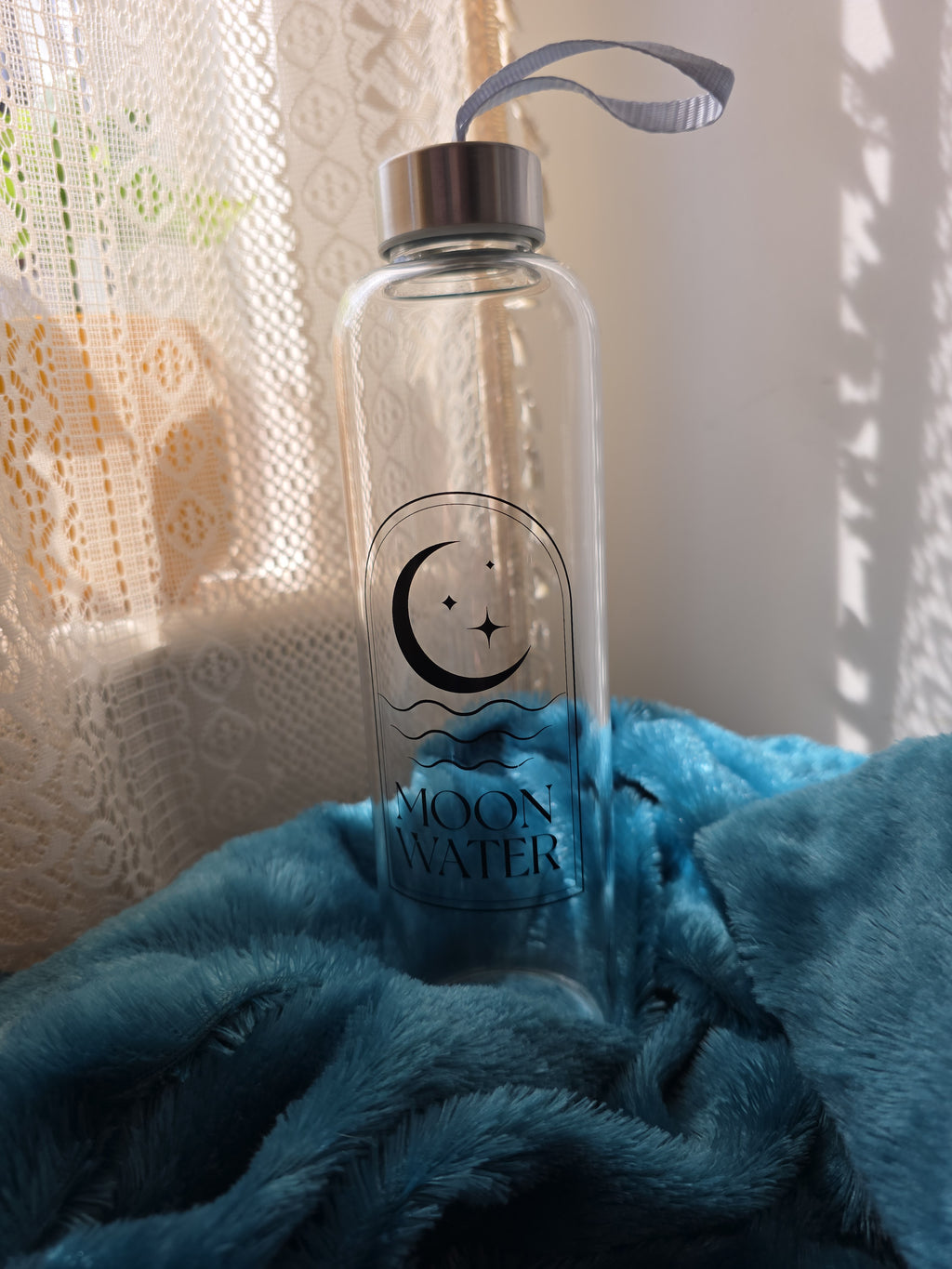Moon Water Glass Bottle