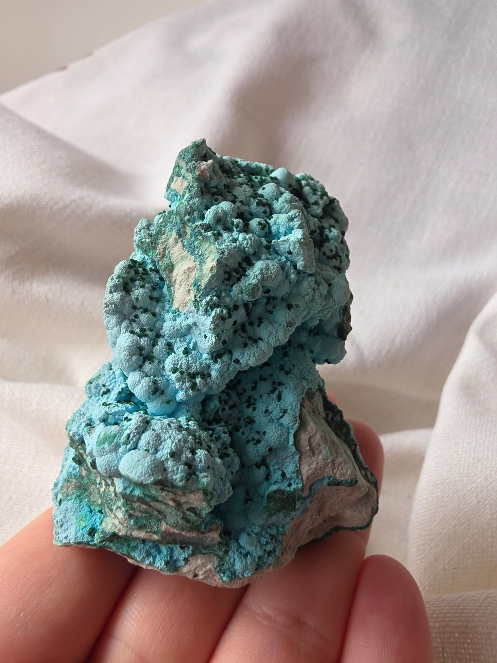 Chrysocolla with Malachite