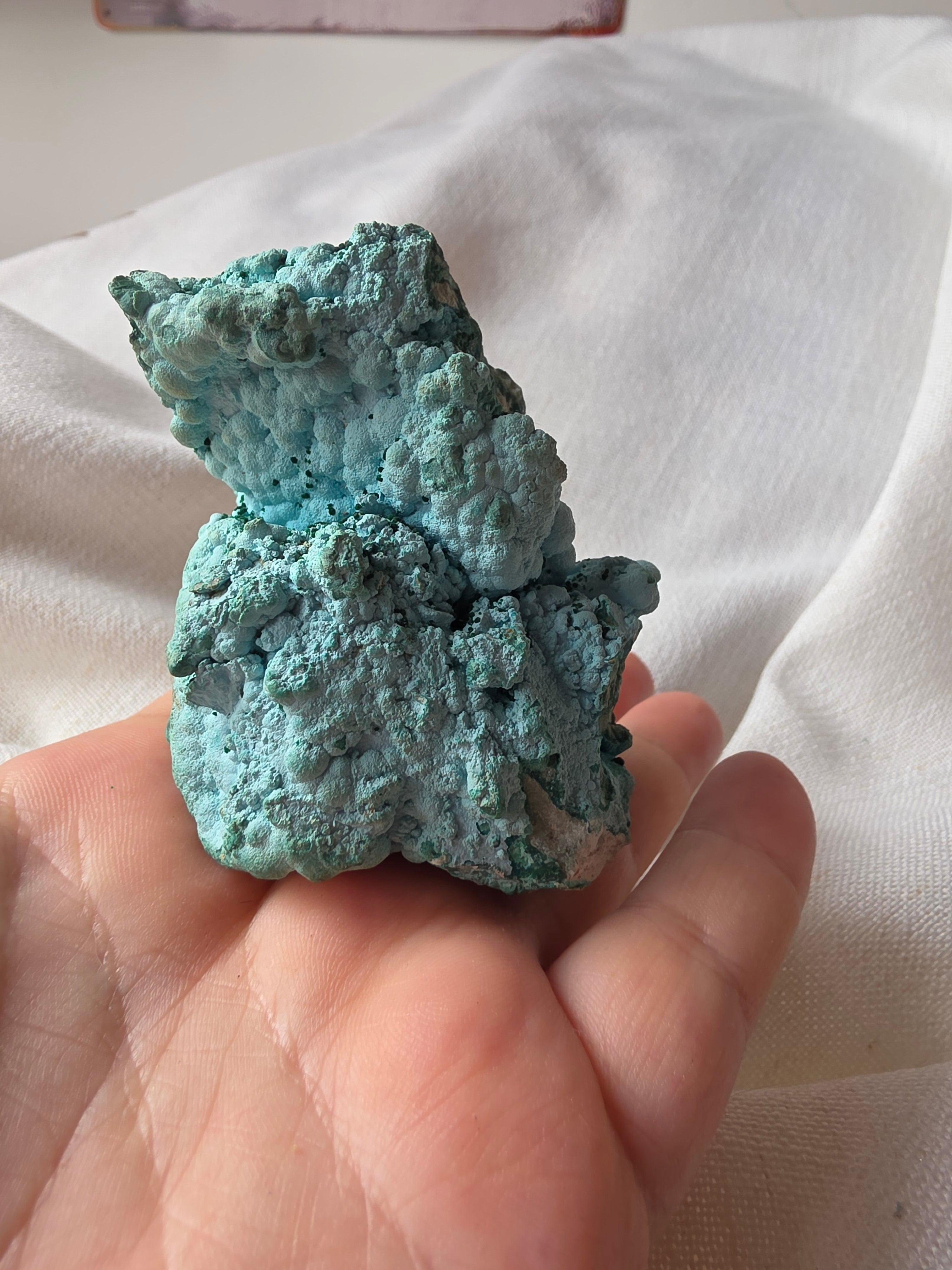 Chrysocolla with Malachite