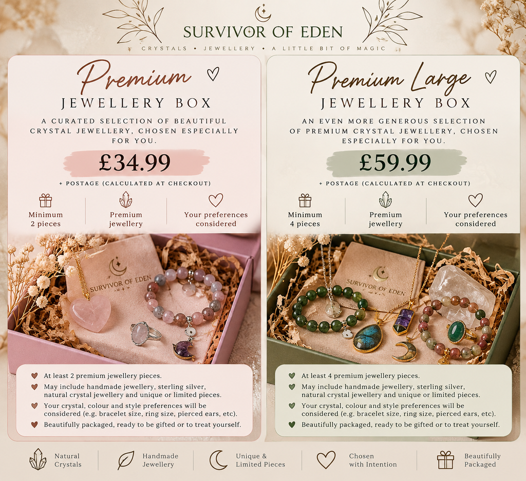 Luxury Crystal Jewellery Mystery Box | 4+ Piece Natural Gemstone Gift