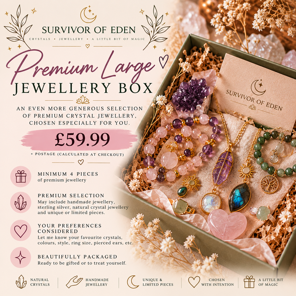 Luxury Crystal Jewellery Mystery Box | 4+ Piece Natural Gemstone Gift