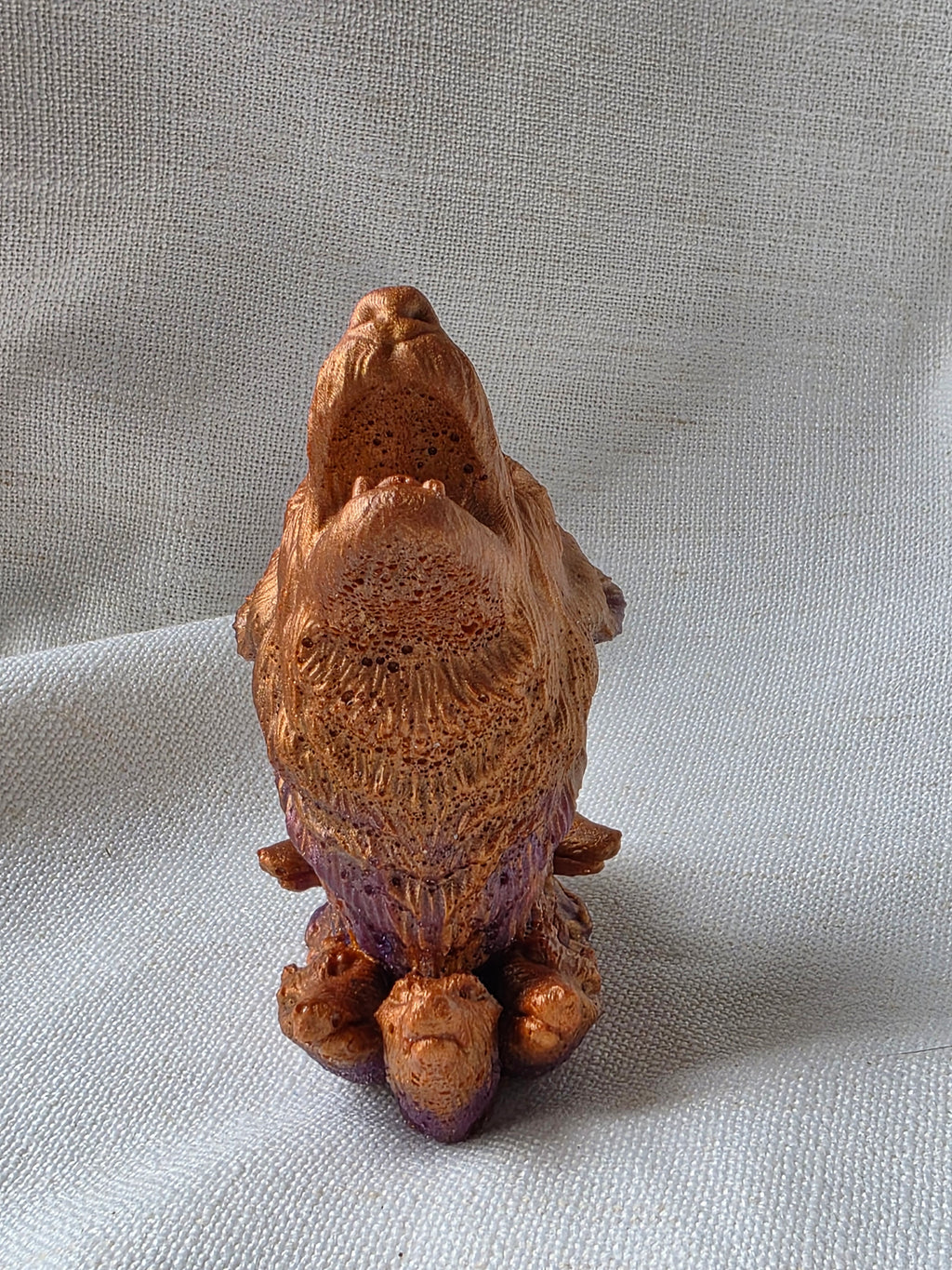 Howling Wolf — Handmade Resin Sculpture
