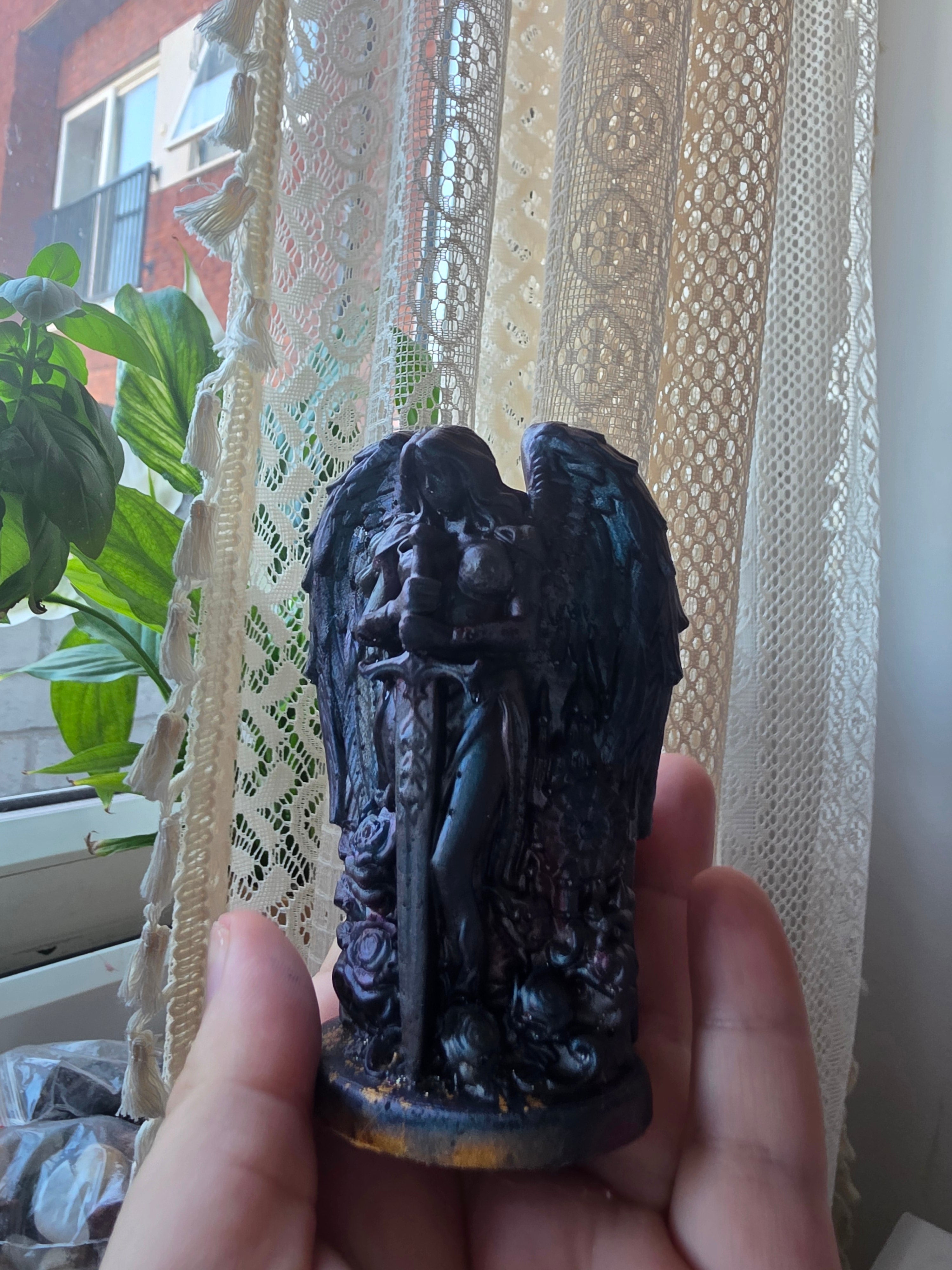 The Angel of Shadows | Handmade Resin Angel Statue | The Other Side Collection