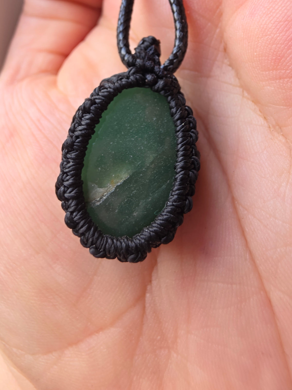 Natural Crystal Macramé Necklace | Growth & Resilience Collection – Choose Your Stone