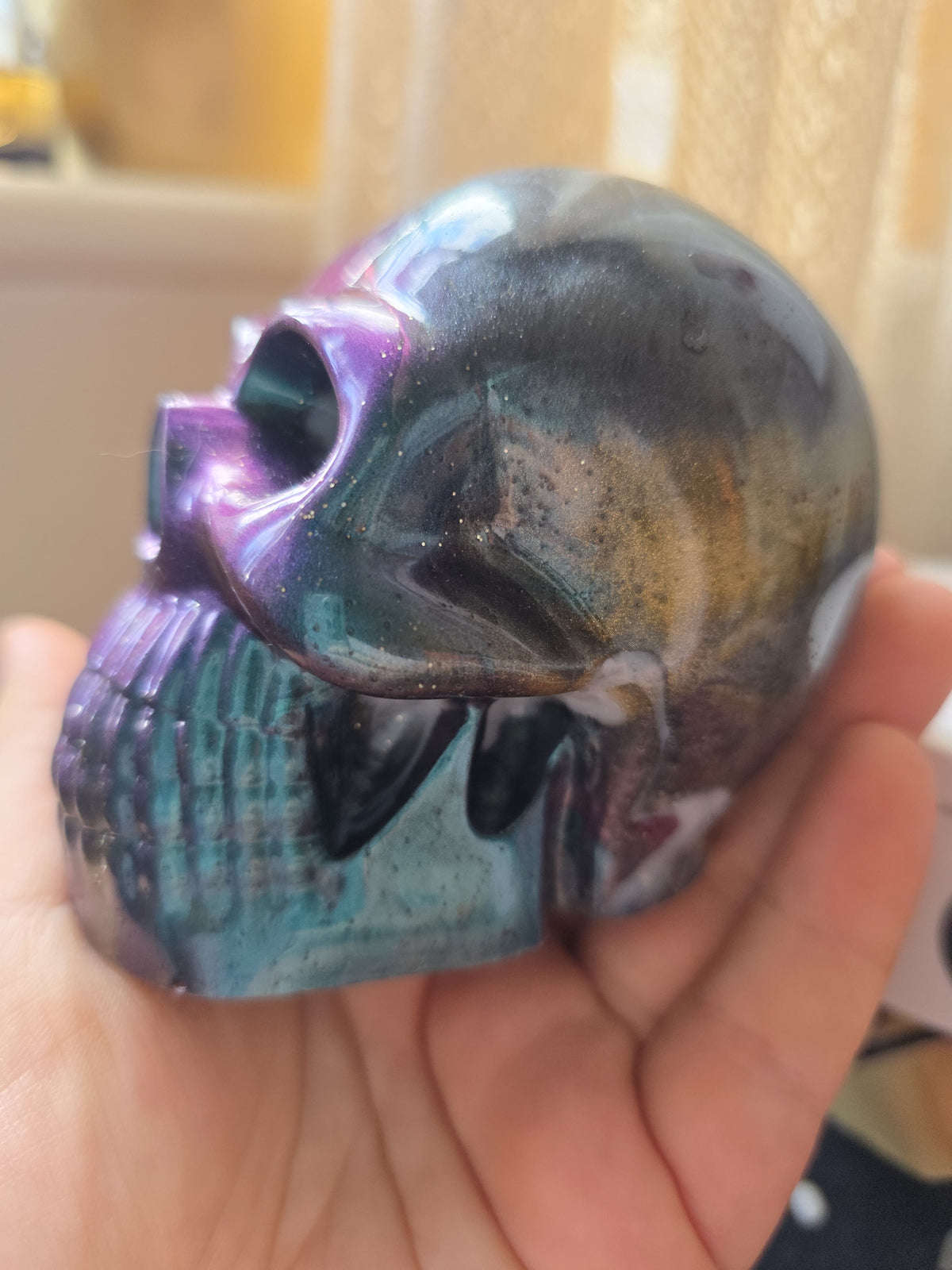 The Other Side Skull | Handmade Resin Skull | Choose Your Finish