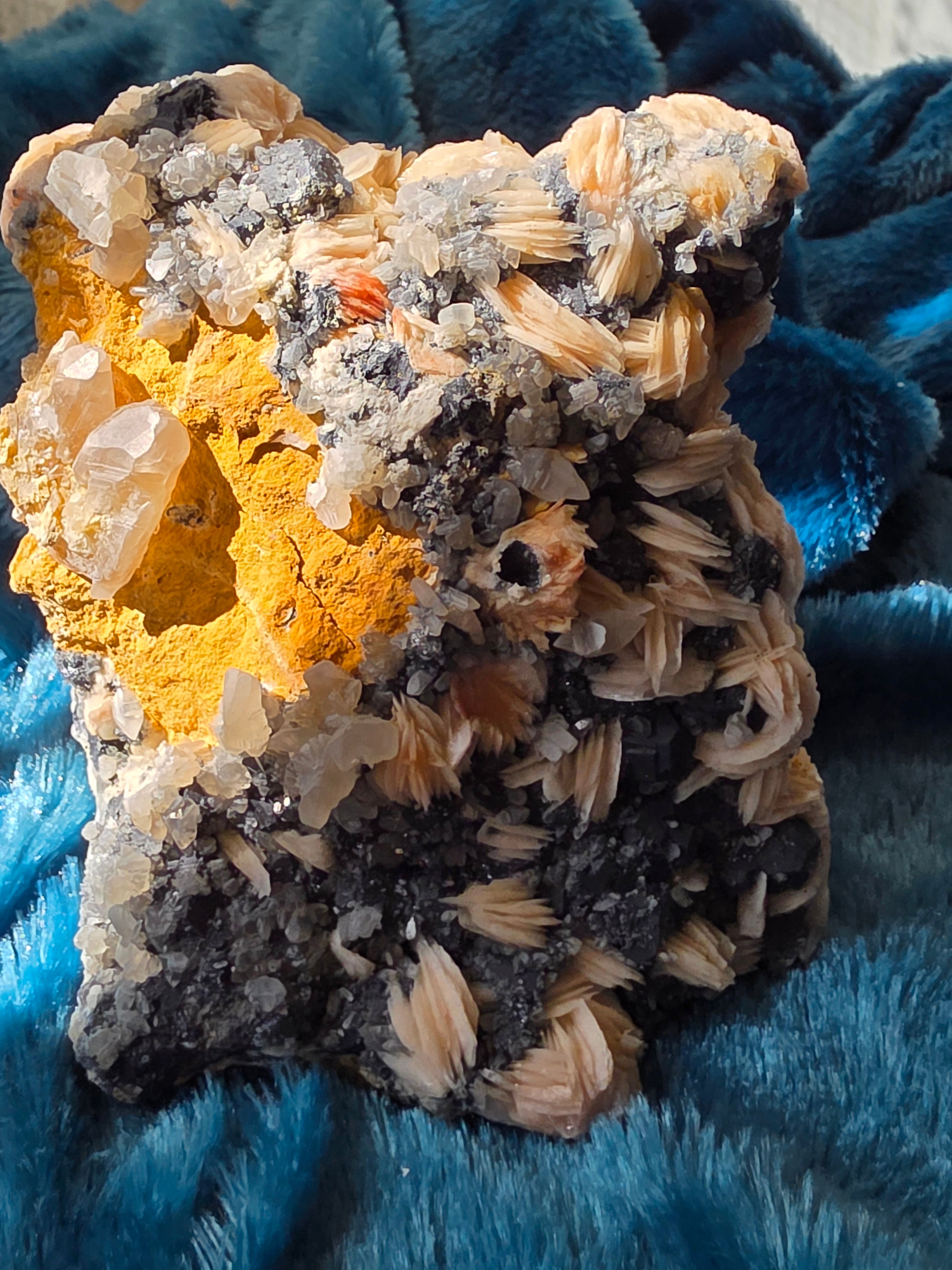 Barite Night Garden Cluster
