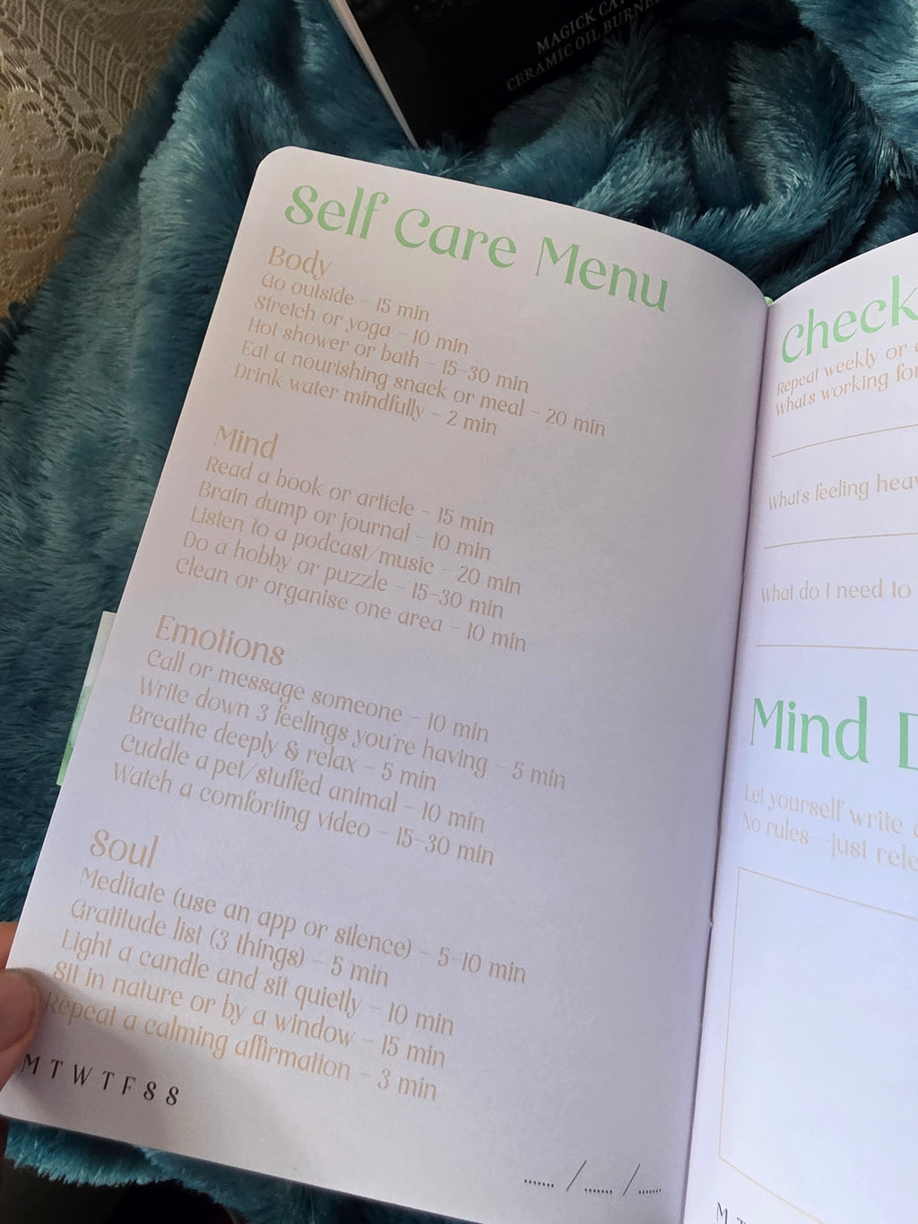 Wellness Journal with Aventurine Pen