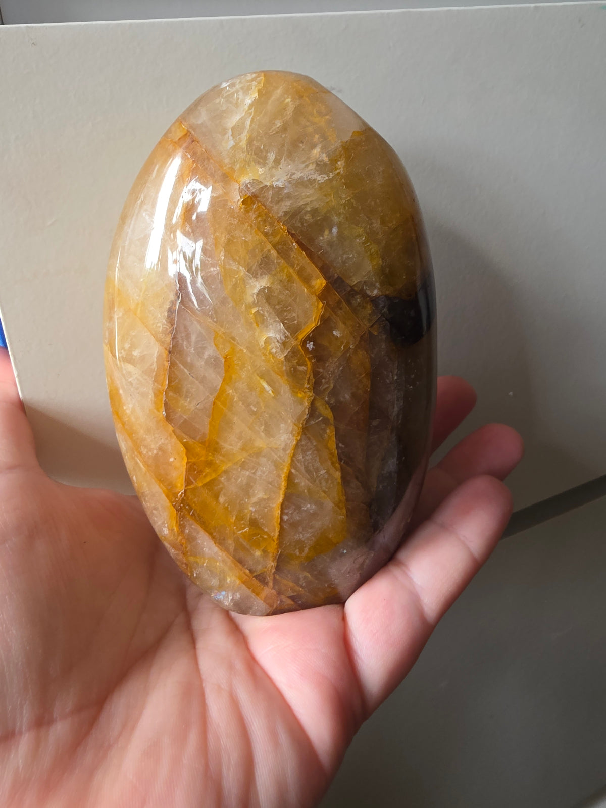 Large Golden Healer Quartz Freeform 827g | Brazilian Statement Crystal