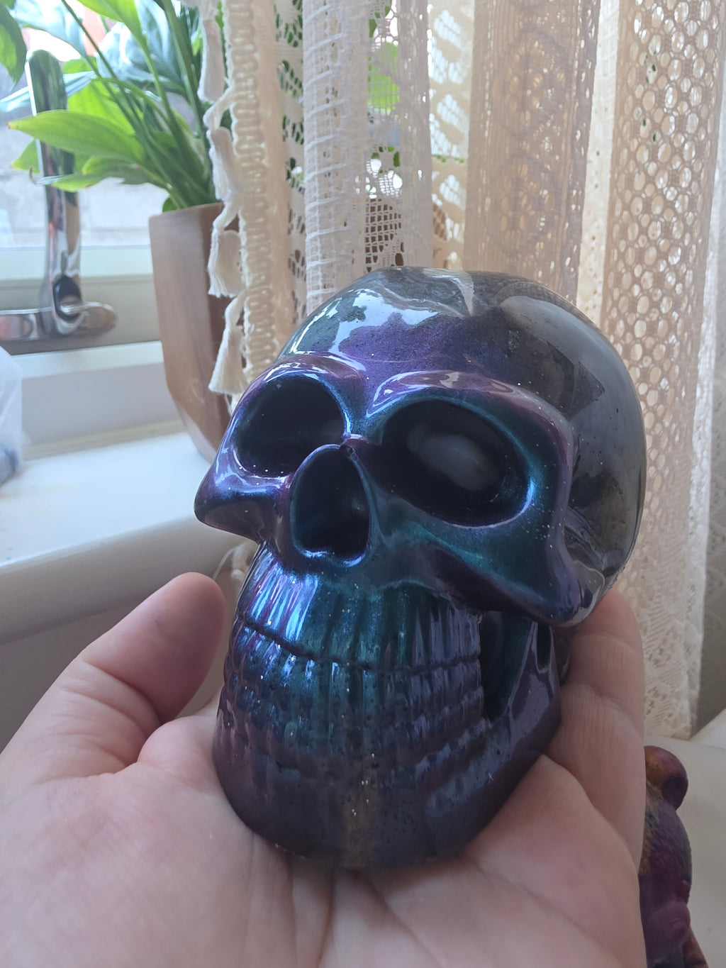 The Other Side Skull | Handmade Resin Skull | Choose Your Finish