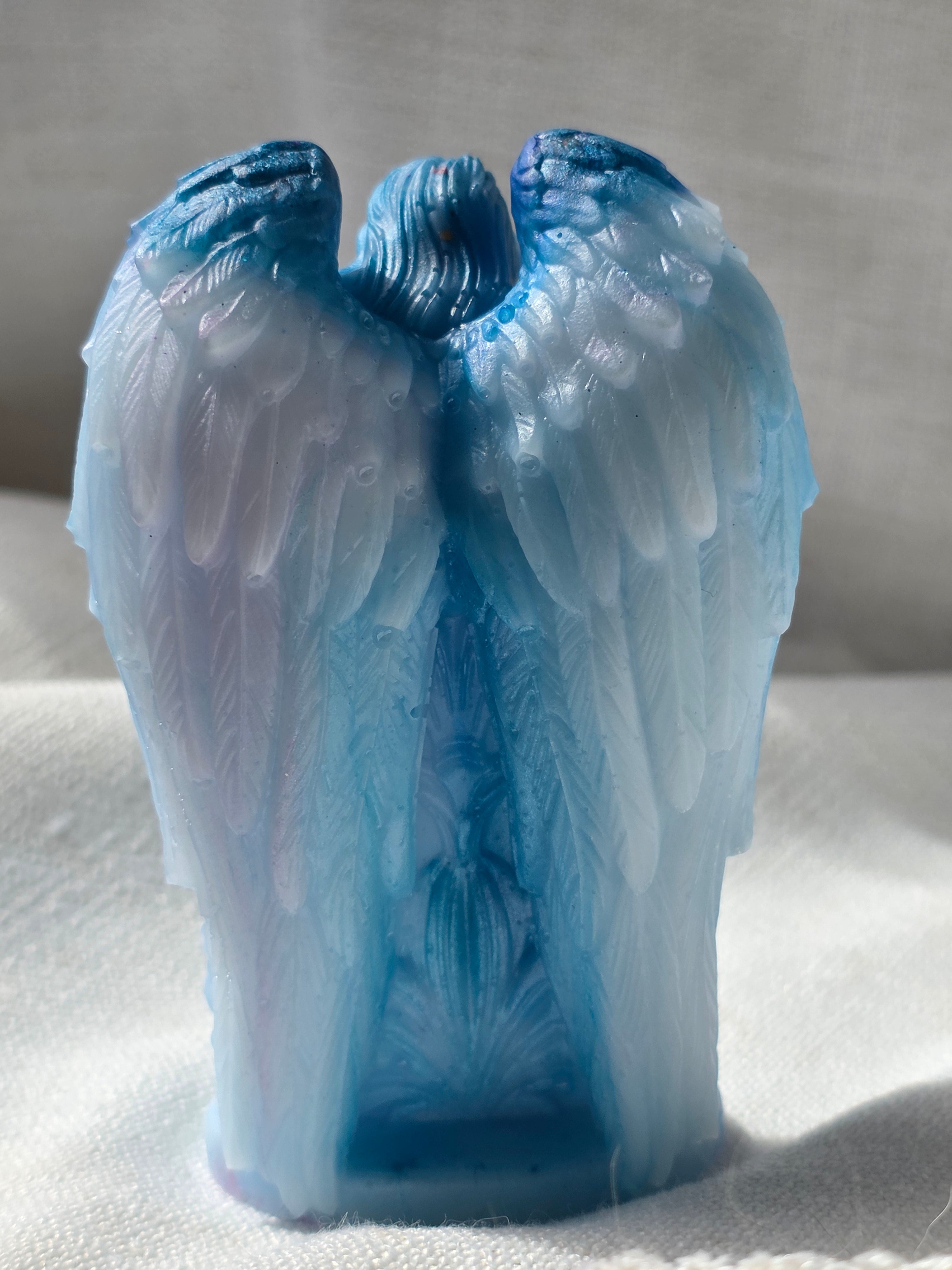 Angel of Becoming | Handmade Resin Guardian Sculpture (Imperfect Piece)