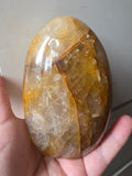 Large Golden Healer Quartz Freeform 827g | Brazilian Statement Crystal