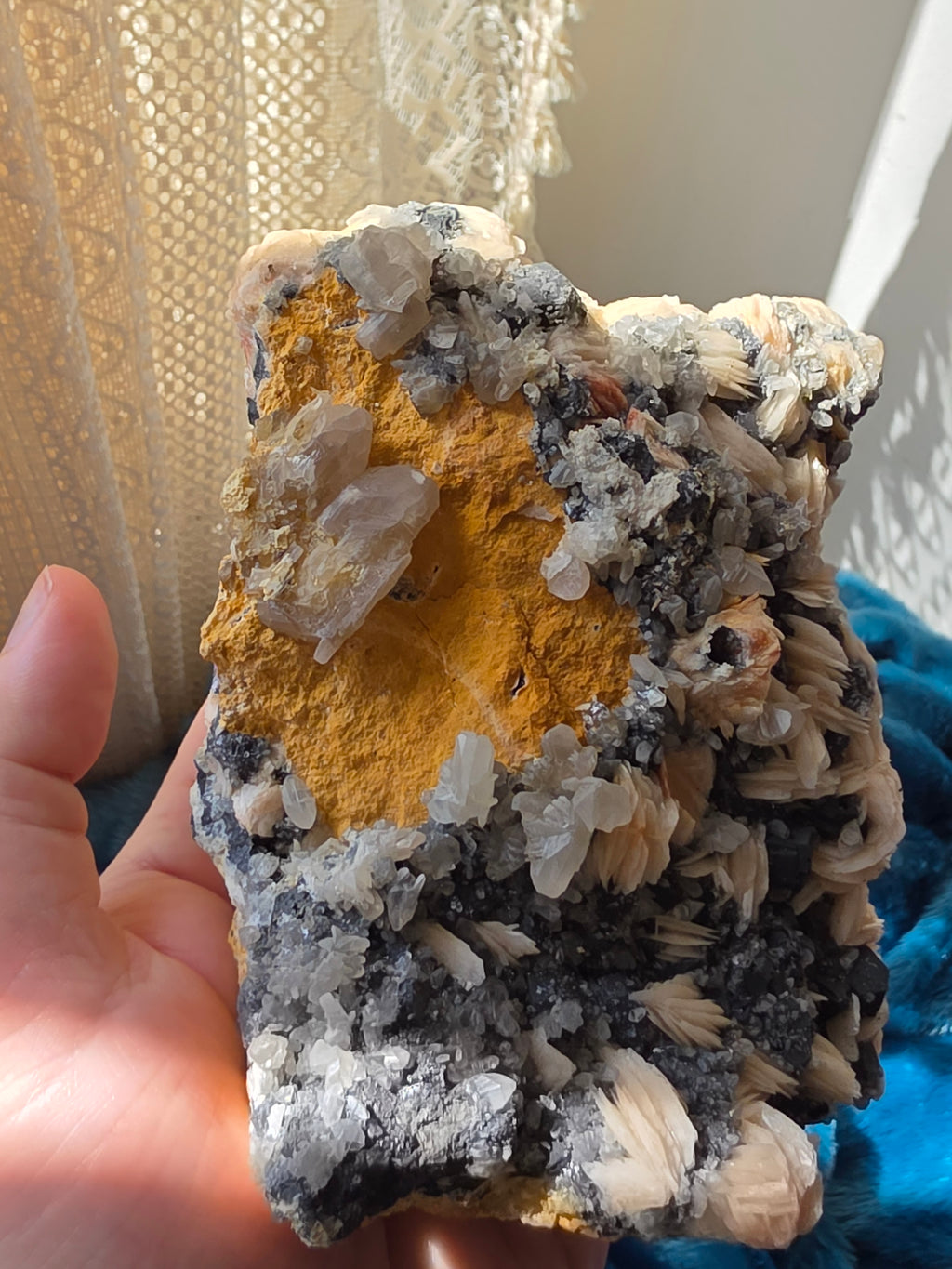 Barite Night Garden Cluster